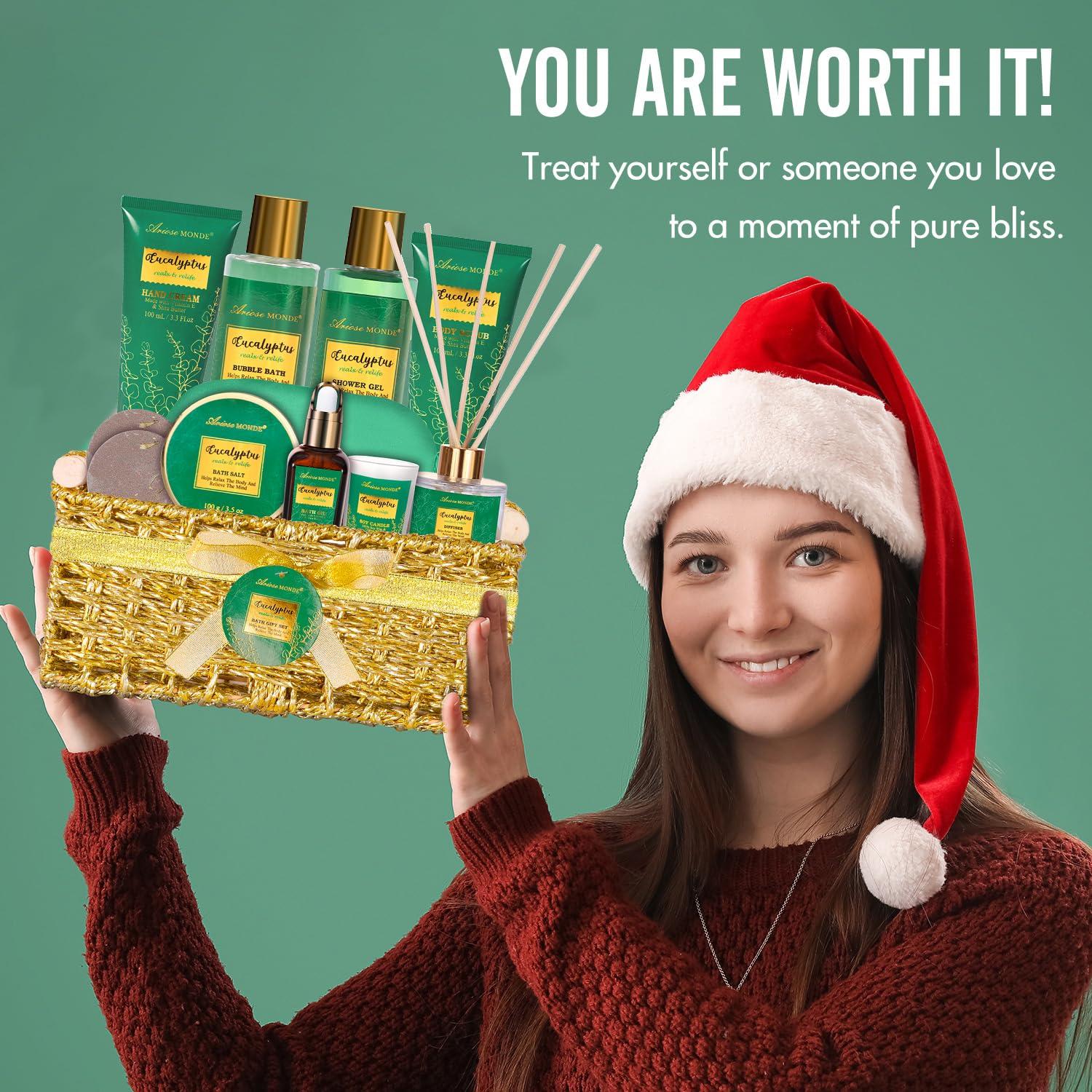 Cesta de Regalo Spa Eucalipto 13 Piezas ArioseMonde