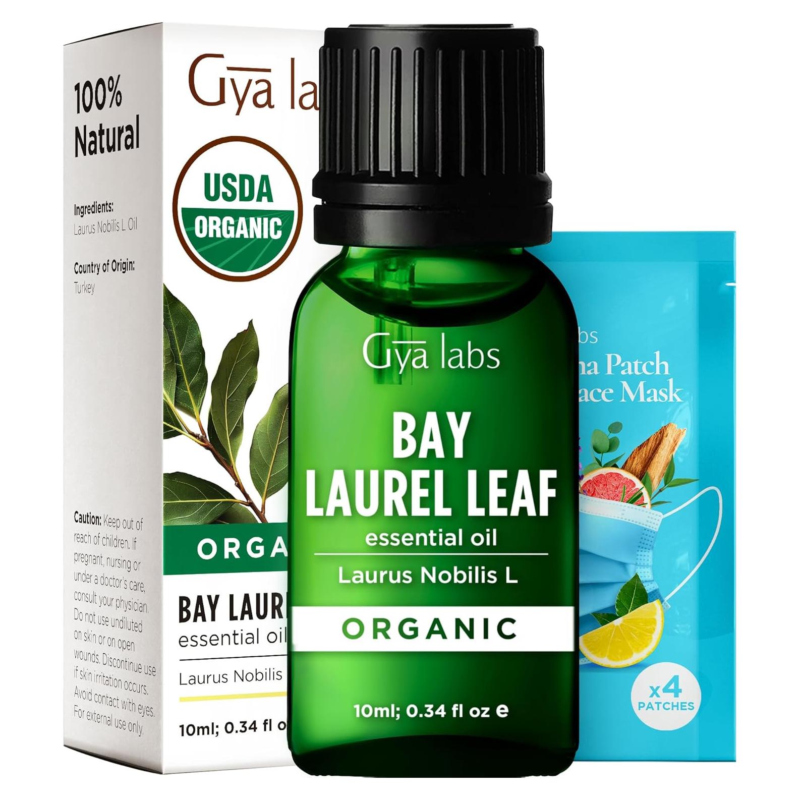 Aceite Esencial de Hoja de Laurel Orgánico Gya Labs 10 ml