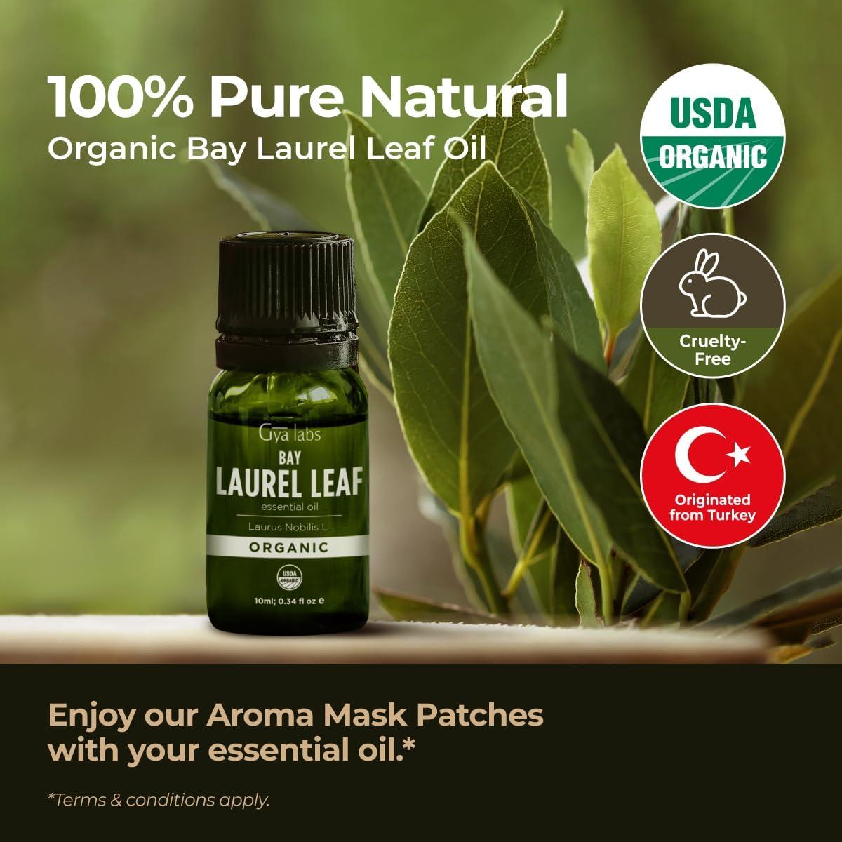 Aceite Esencial de Hoja de Laurel Orgánico Gya Labs 10 ml