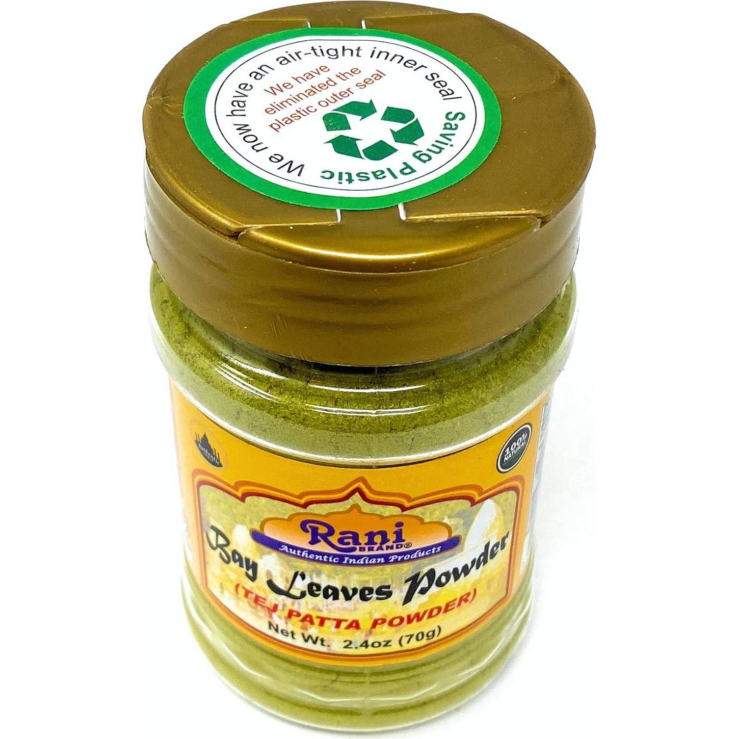 Polvo de Hoja de Laurel Rani 70g - 100% Natural, Vegano