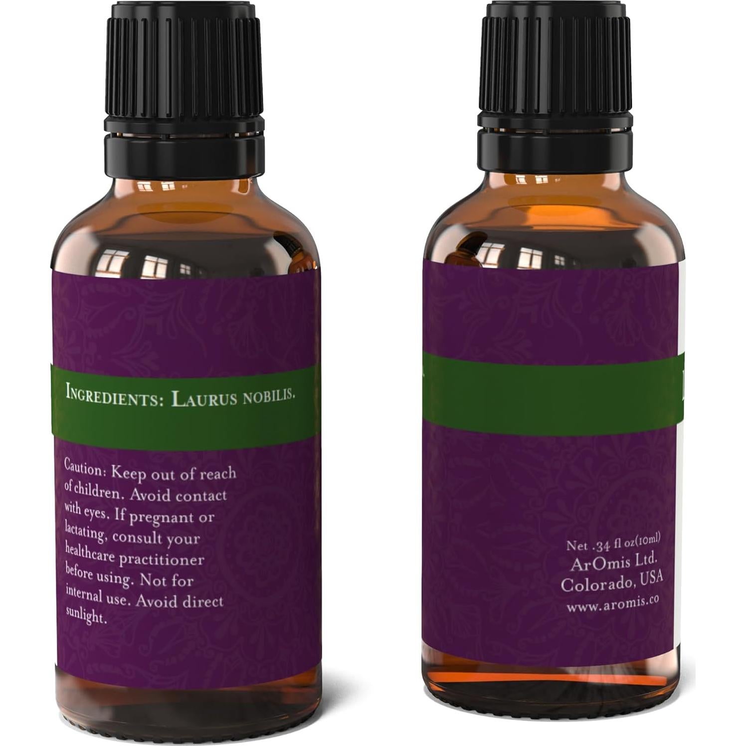 Aceite Esencial de Hoja de Laurel ArOmis 30ml - 100% Puro