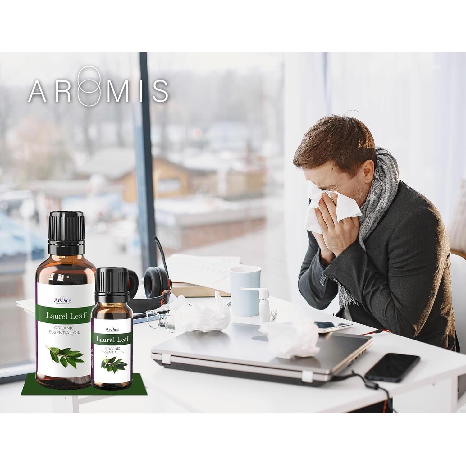 Aceite Esencial de Hoja de Laurel ArOmis 30ml - 100% Puro