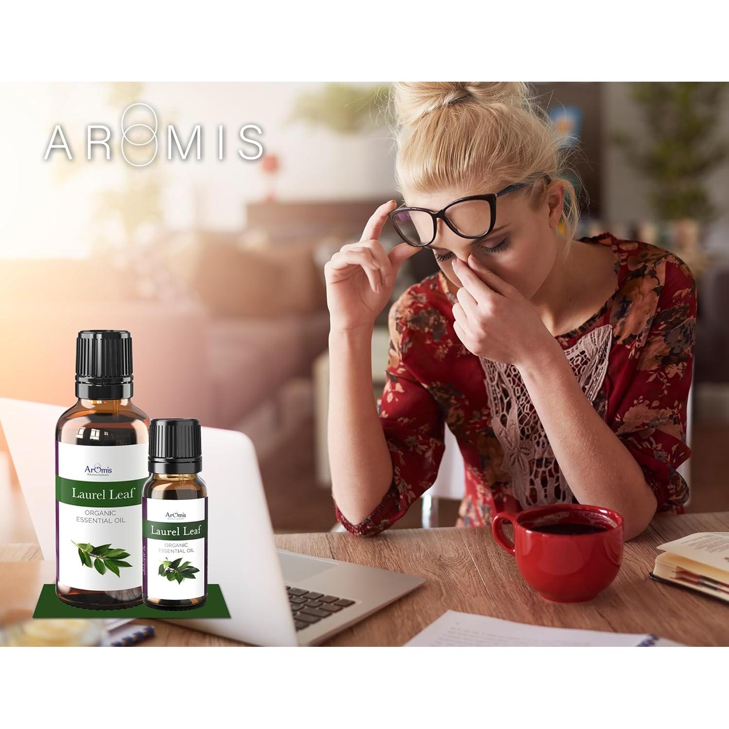 Aceite Esencial de Hoja de Laurel ArOmis 30ml - 100% Puro