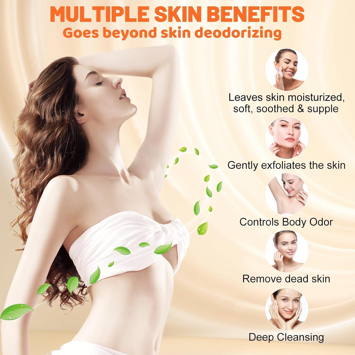 Jabón de Persimón Natural 3 PCS para Olores Corporales