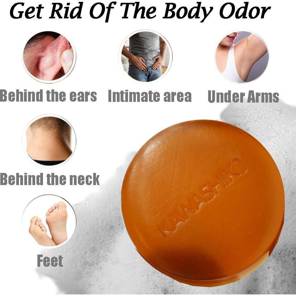 Jabón Hecho a Mano KAWASHIKI Caqui Japonés 100g - Eliminador Olores