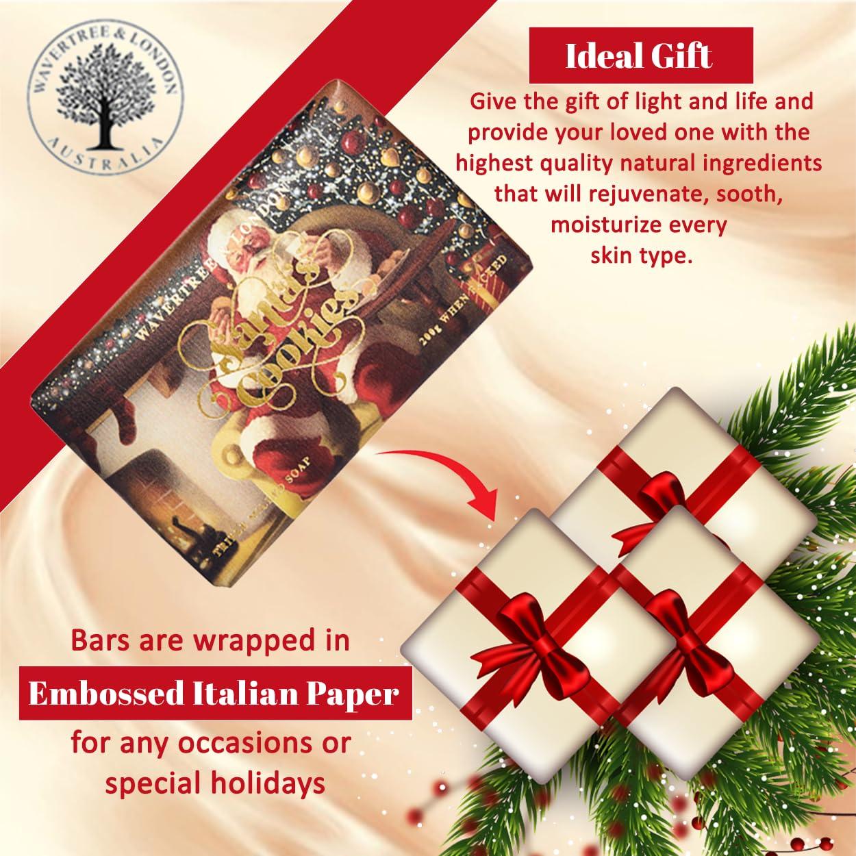 Jabón Natural Wavertree & London Caqui y Grosella Roja 198g