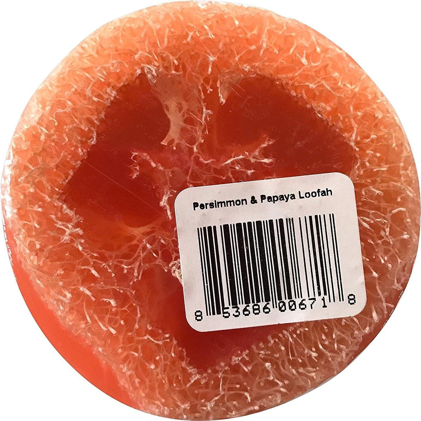 Jabón de Lufa Natural Bubble Shack Hawaii 113g Persimón y Papaya