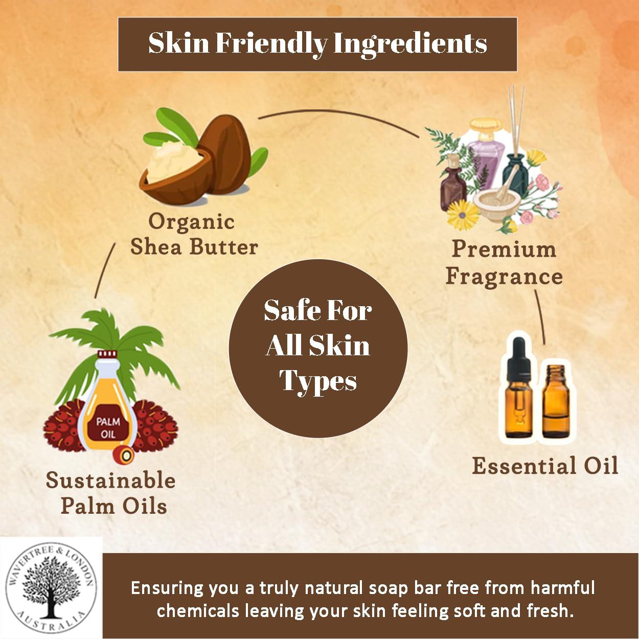 Jabones Naturales Wavertree & London - 198g (2 Barras) Aromas