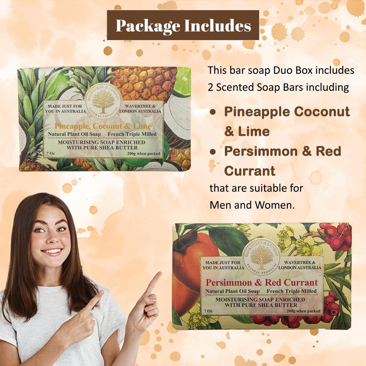 Jabones Naturales Wavertree & London - 198g (2 Barras) Aromas