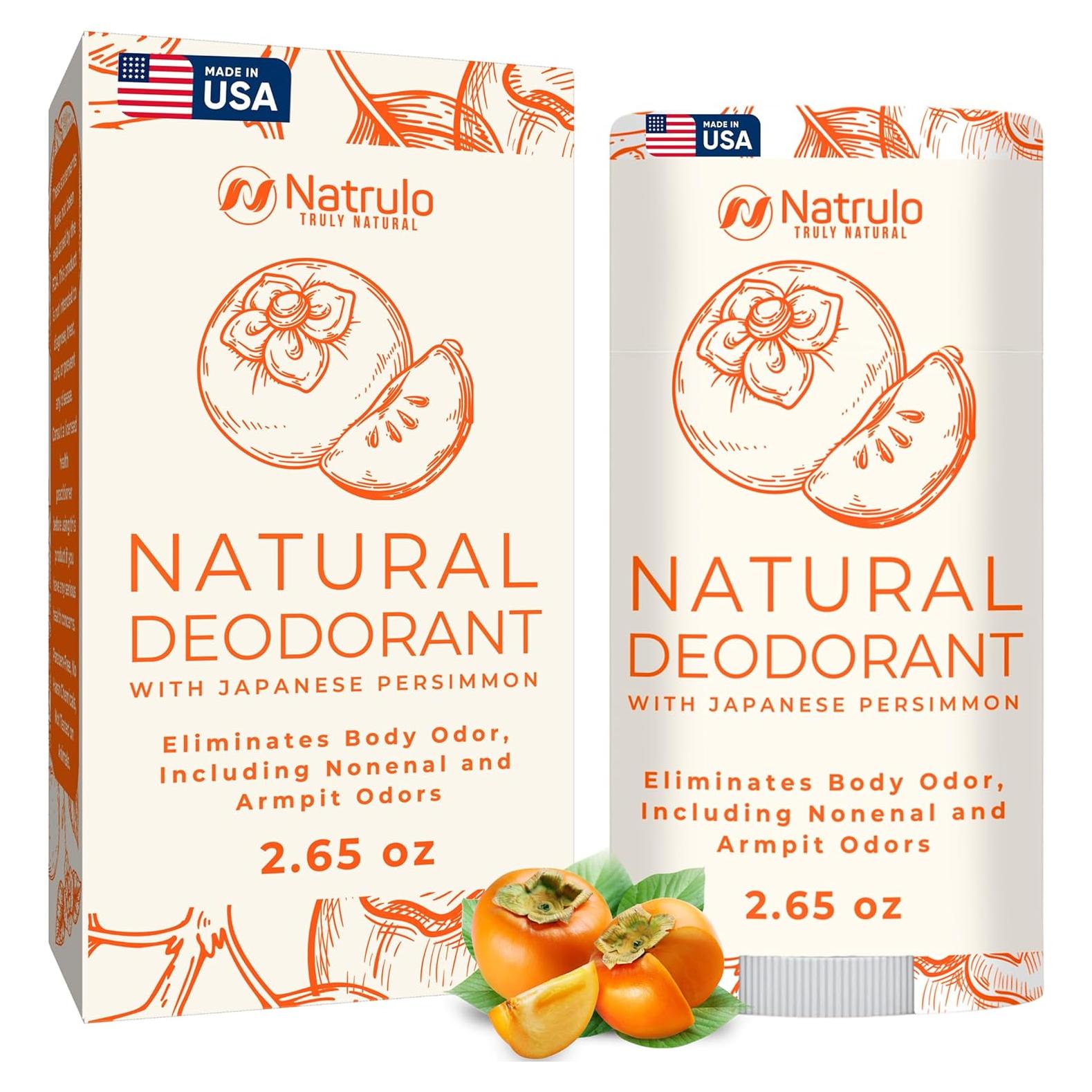 Desodorante Natural Natrulo de Persimón - Libre de Aluminio 117g