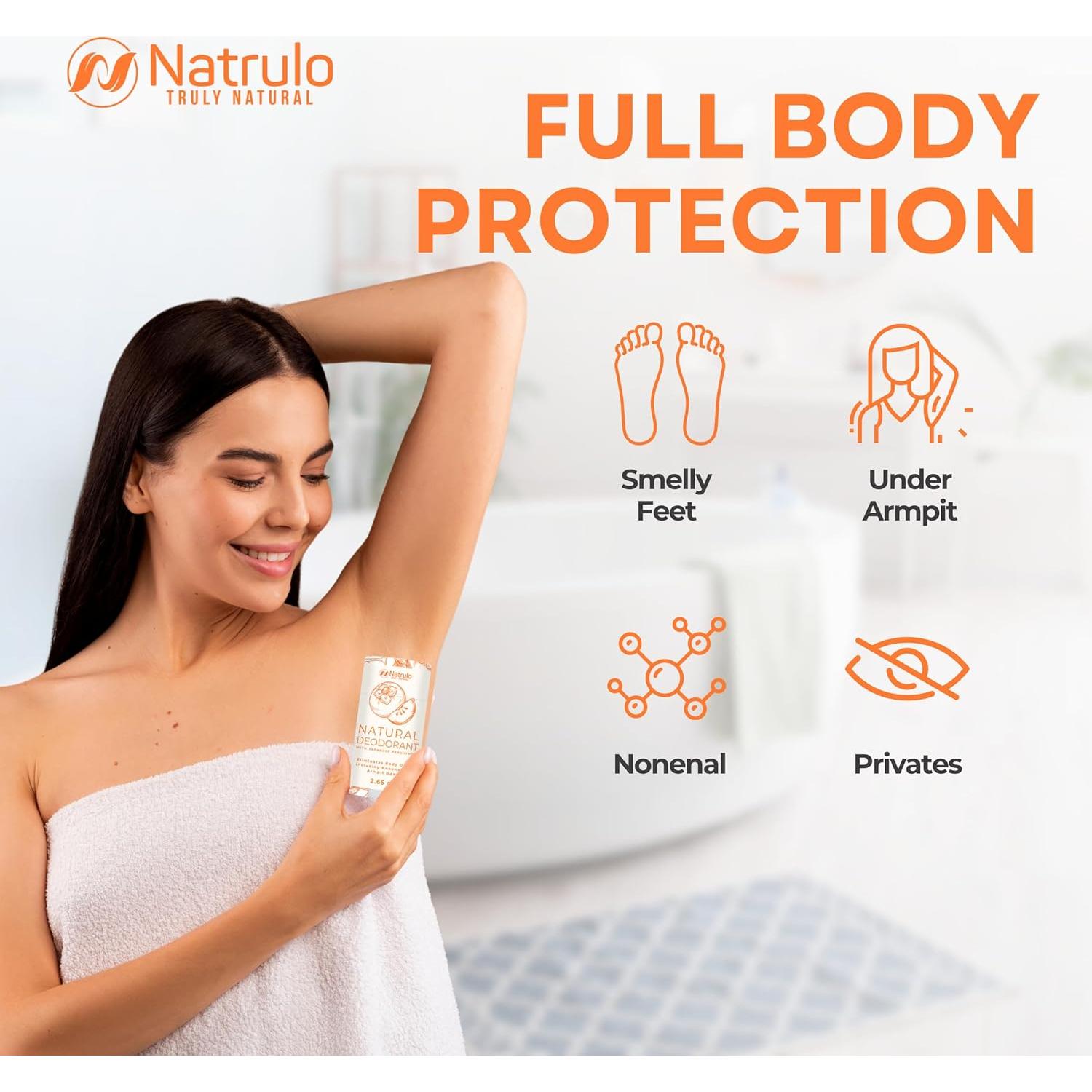 Desodorante Natural Natrulo de Persimón - Libre de Aluminio 117g