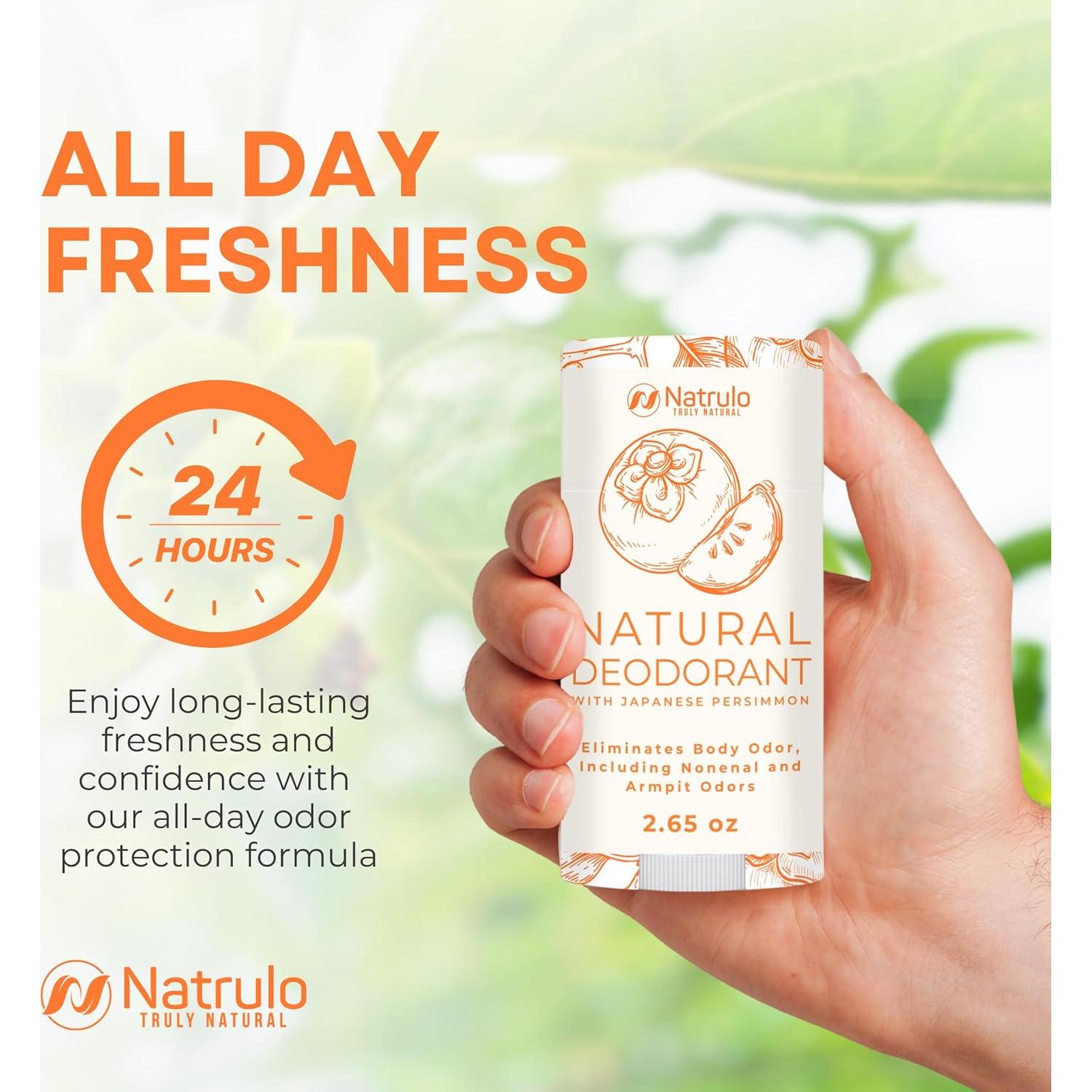 Desodorante Natural Natrulo de Persimón - Libre de Aluminio 117g