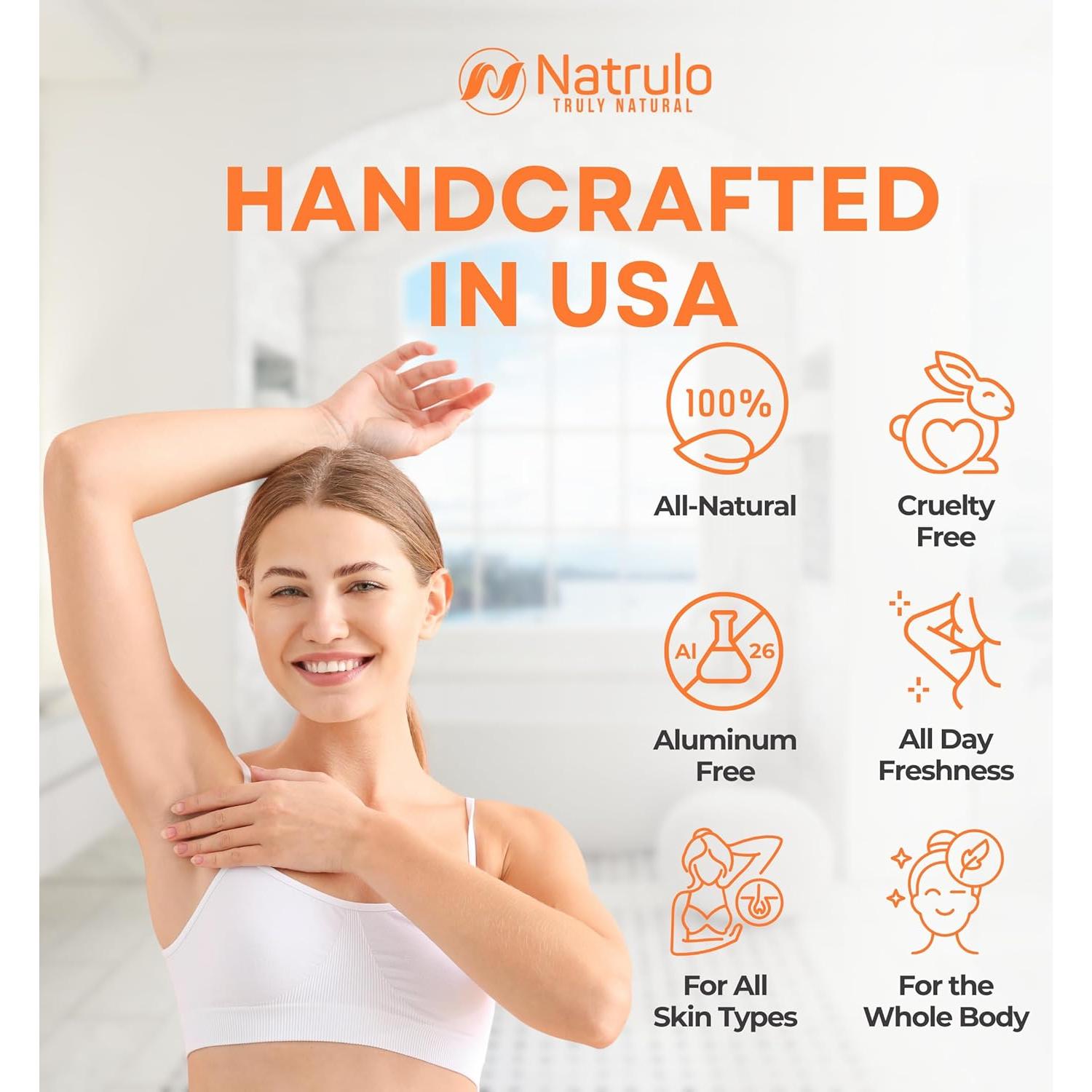 Desodorante Natural Natrulo de Persimón - Libre de Aluminio 117g