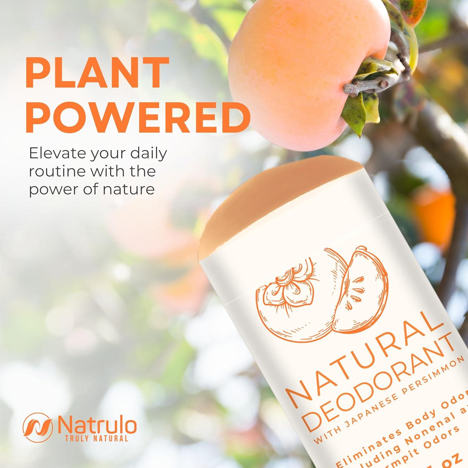 Desodorante Natural Natrulo de Persimón - Libre de Aluminio 117g