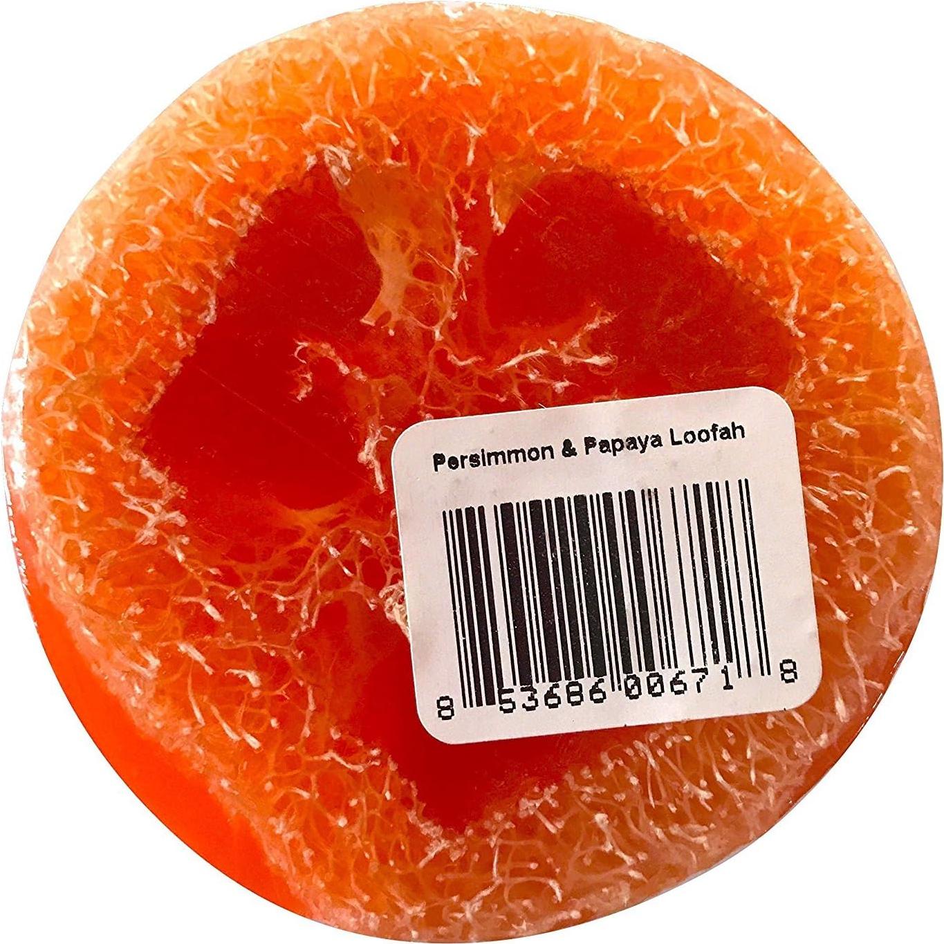 Jabón de Loofah Bungalow Glow Hawaii 113g Persimón y Papaya