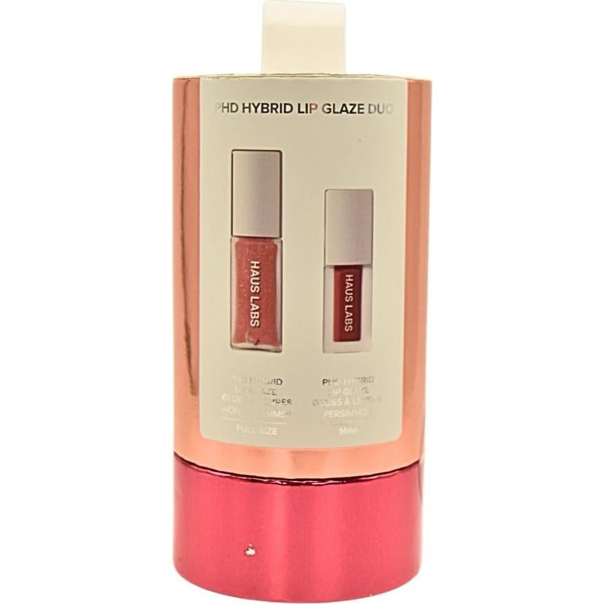 Duo de Glaseado Labial Haus Labs - Brillo de Miel y Mini Persimón
