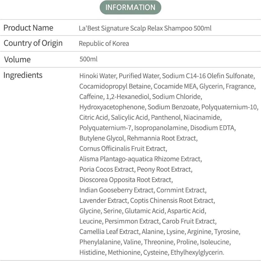 Set Champú y Tónico La'Best Natural Balanceado pH 500ml + 120ml