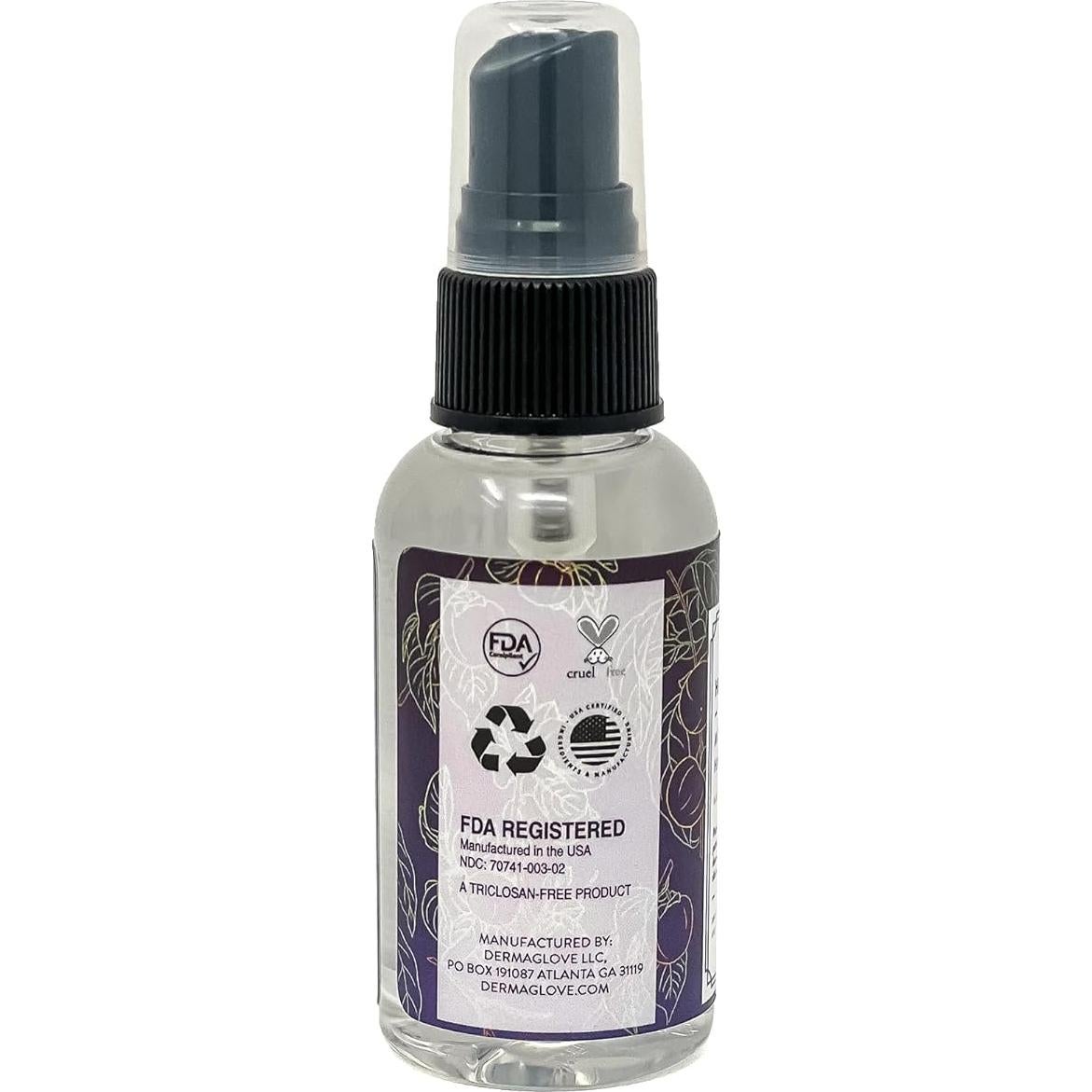 Kit de Viaje Spray Desinfectante de Manos DERMAGLOVE - 3 x 60 ml