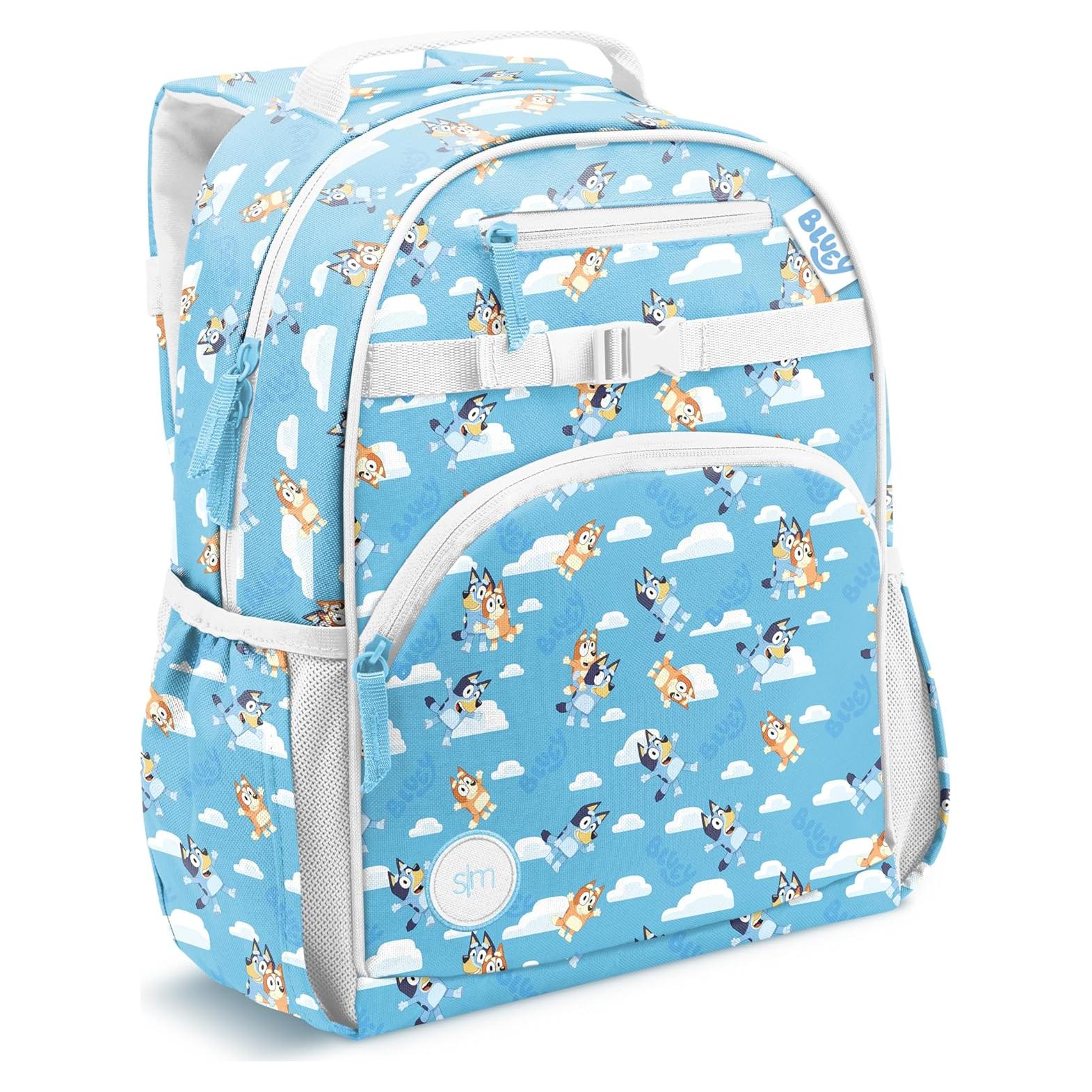 Mochila Escolar Simple Modern Bluey 12L para Niños