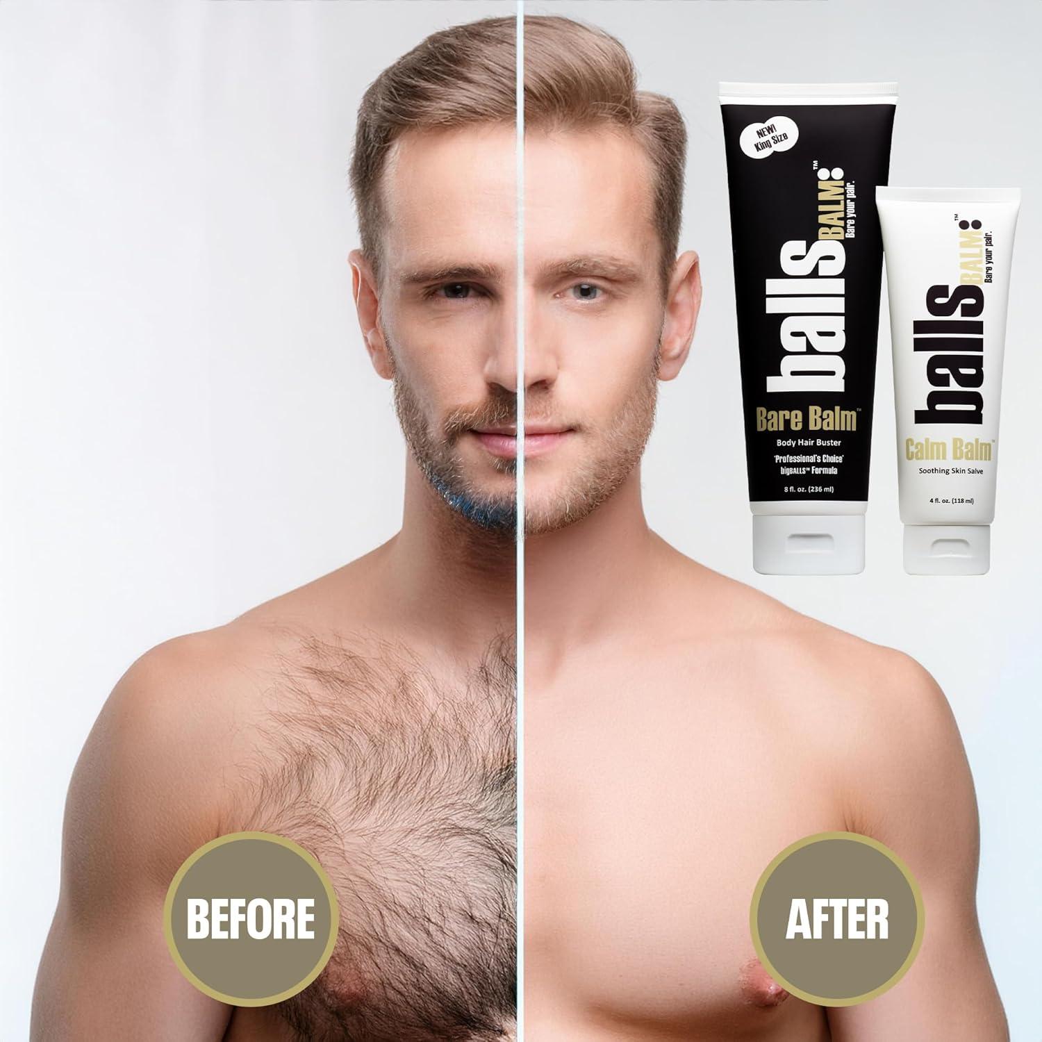 Bare Balm - Crema Eliminadora de Vello Corporal Masculino 227g