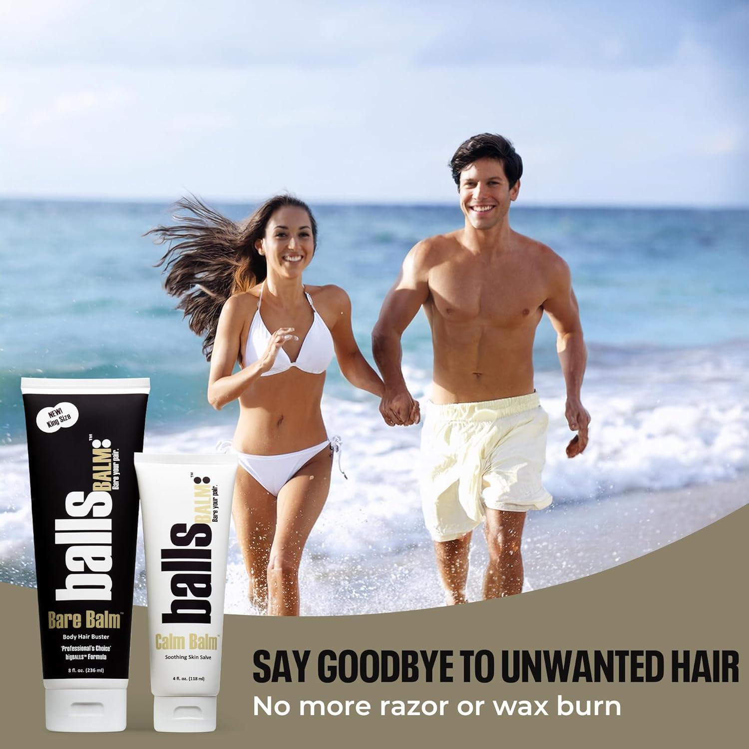 Bare Balm - Crema Eliminadora de Vello Corporal Masculino 227g