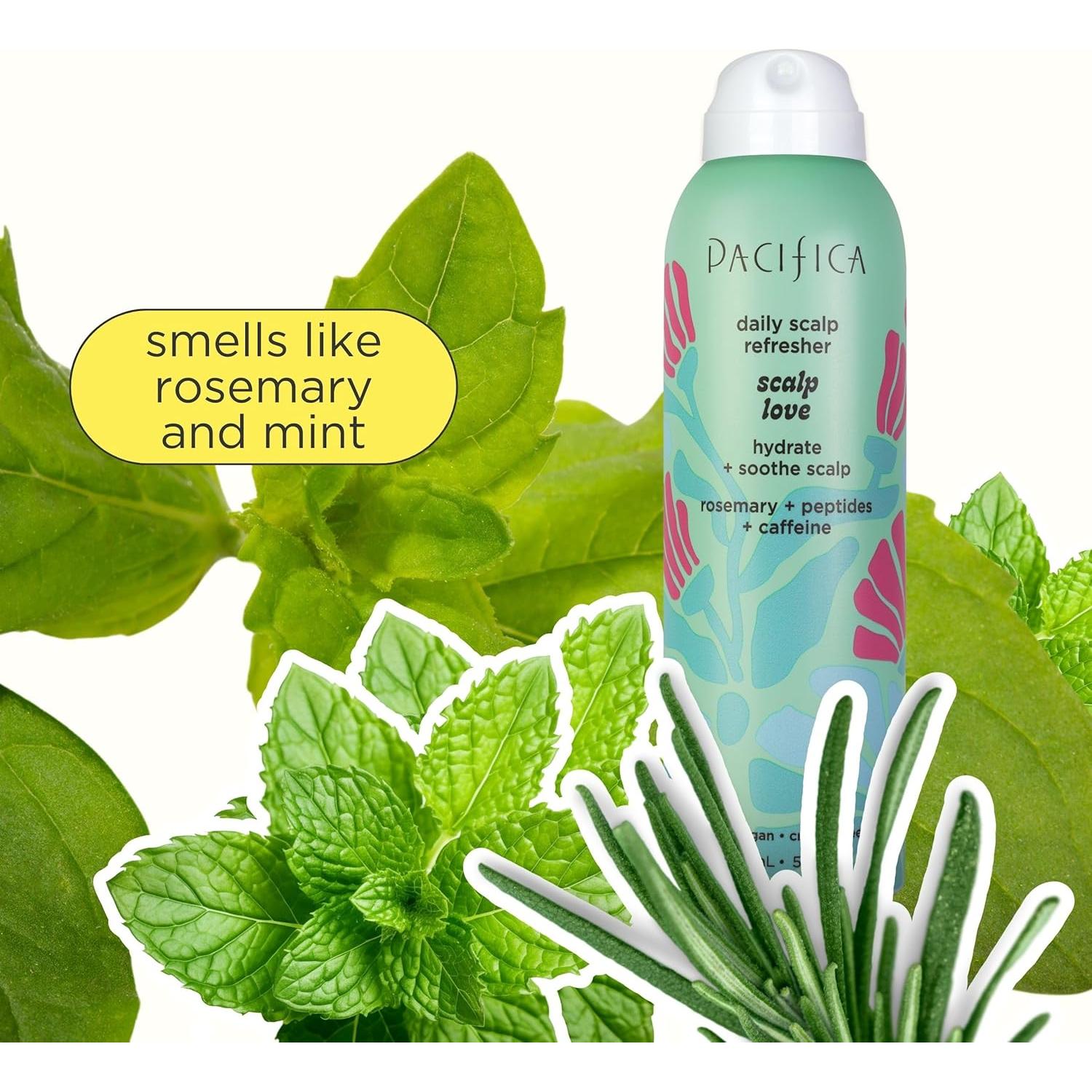 Spray Refrescante para Cuero Cabelludo Pacifica Romero Menta 208g