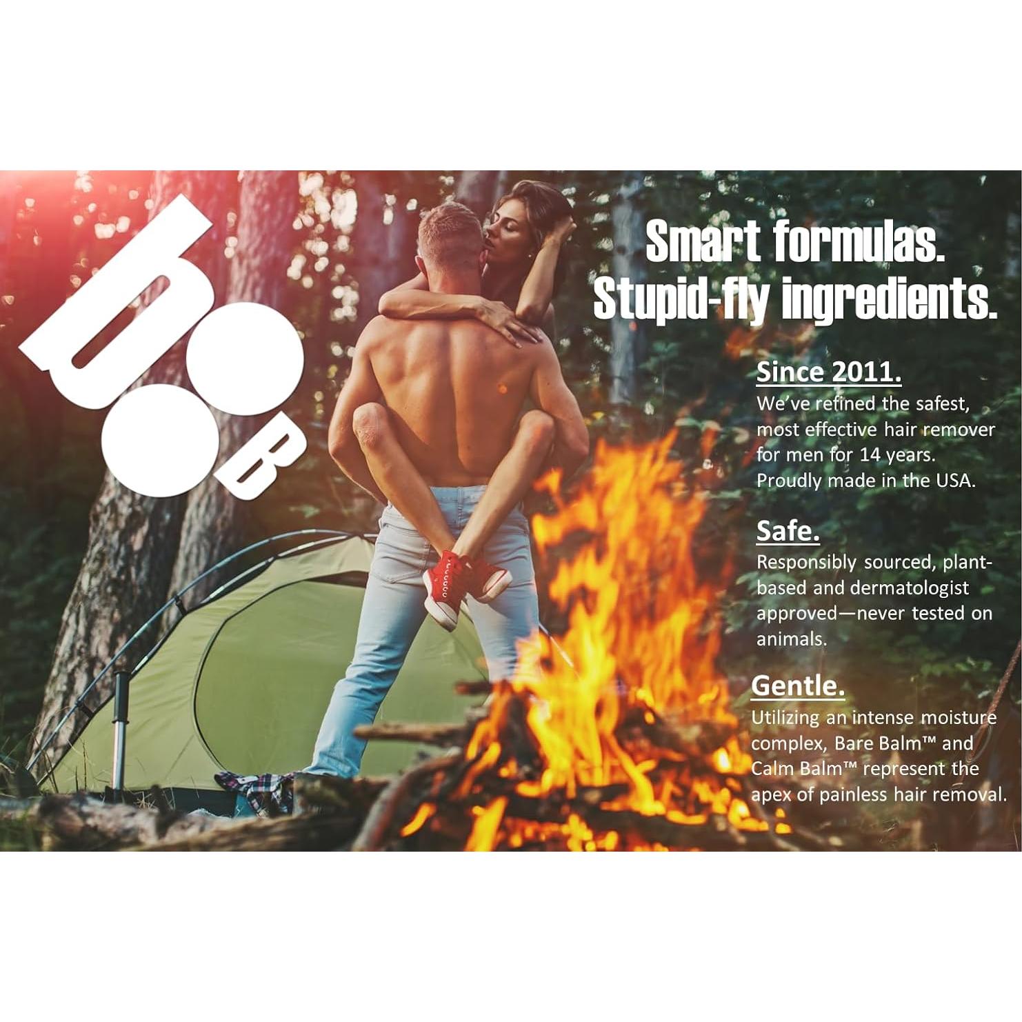 Sistema de Manejo de Vello Corporal ballsBALM - Par de Bare Doble