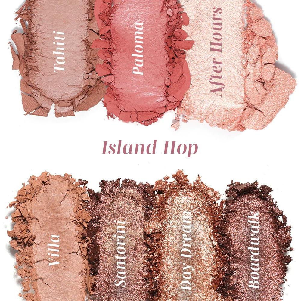 Paleta de Maquillaje Wander Beauty Getaway - Island Hop - 4 Sombras, Rubor, Iluminador y Bronceador