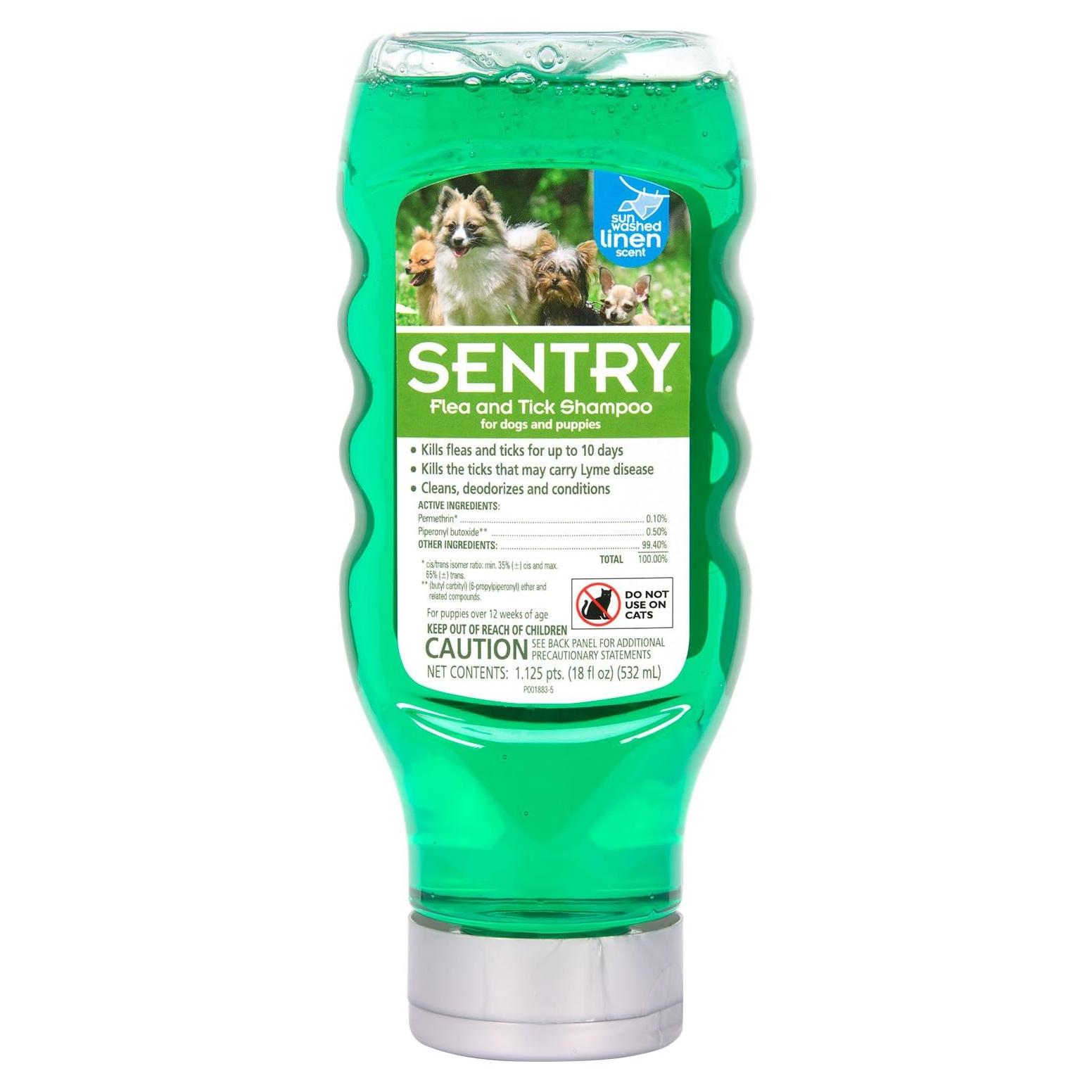 Champú para Pulgas y Garrapatas SENTRY PRO 510g Lino Lavado