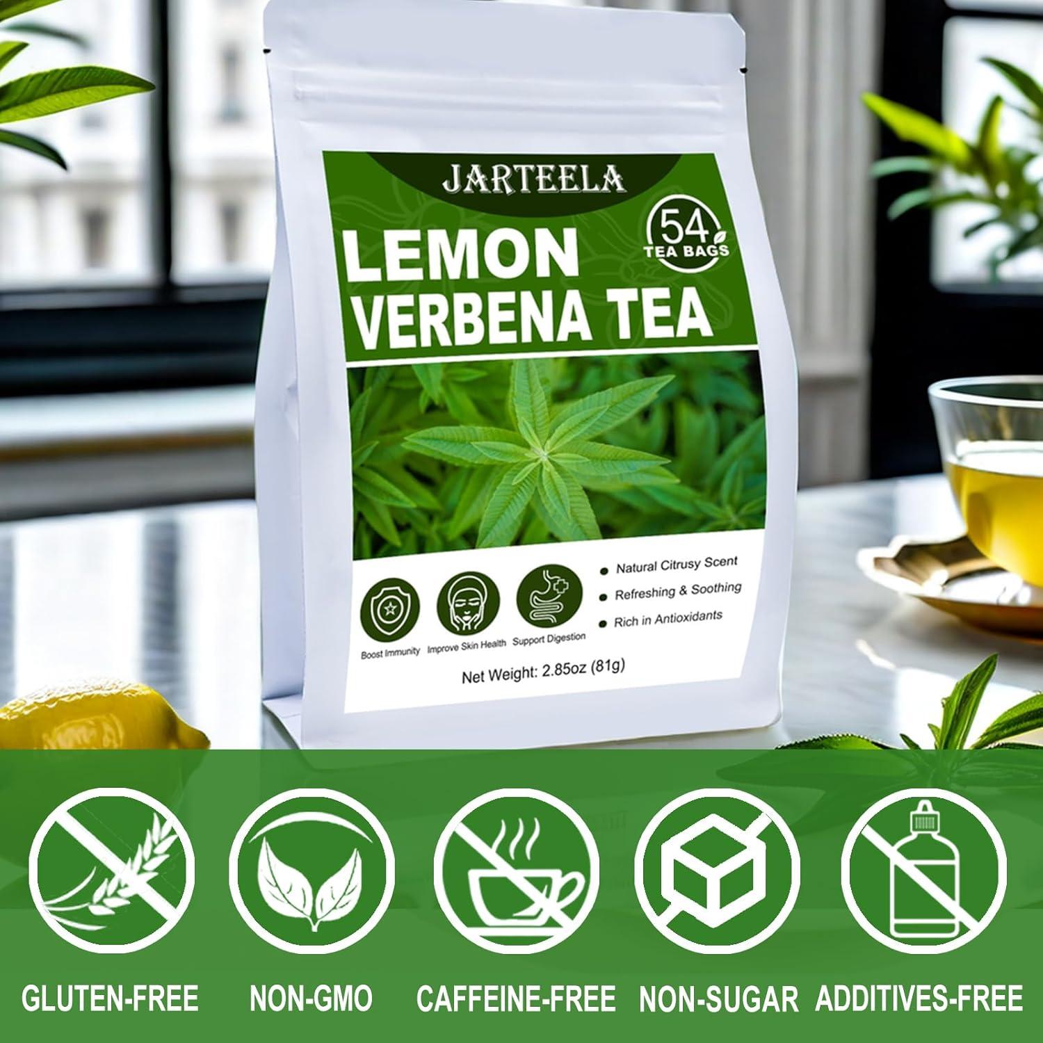 Té de Verbena de Limón Jarteela 54 Bolsitas Sin Cafeína