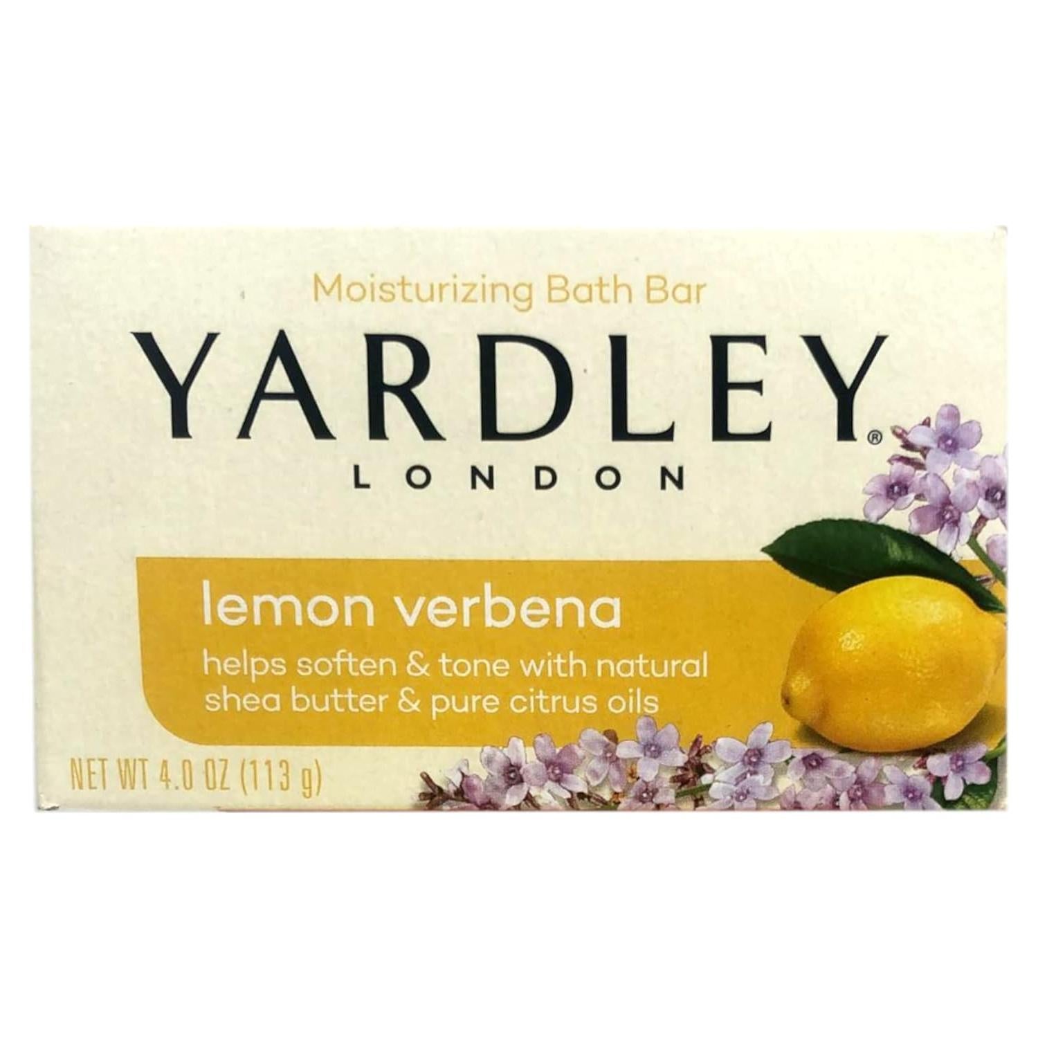 Jabón de baño hidratante Yardley London 120 g - Verbena de limón