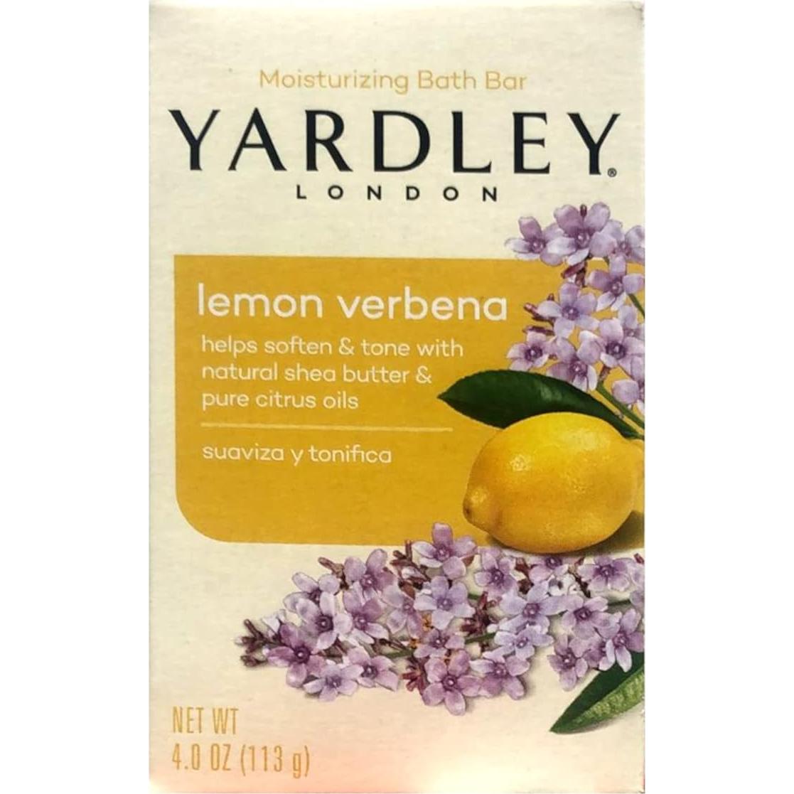 Jabón de baño hidratante Yardley London 120 g - Verbena de limón