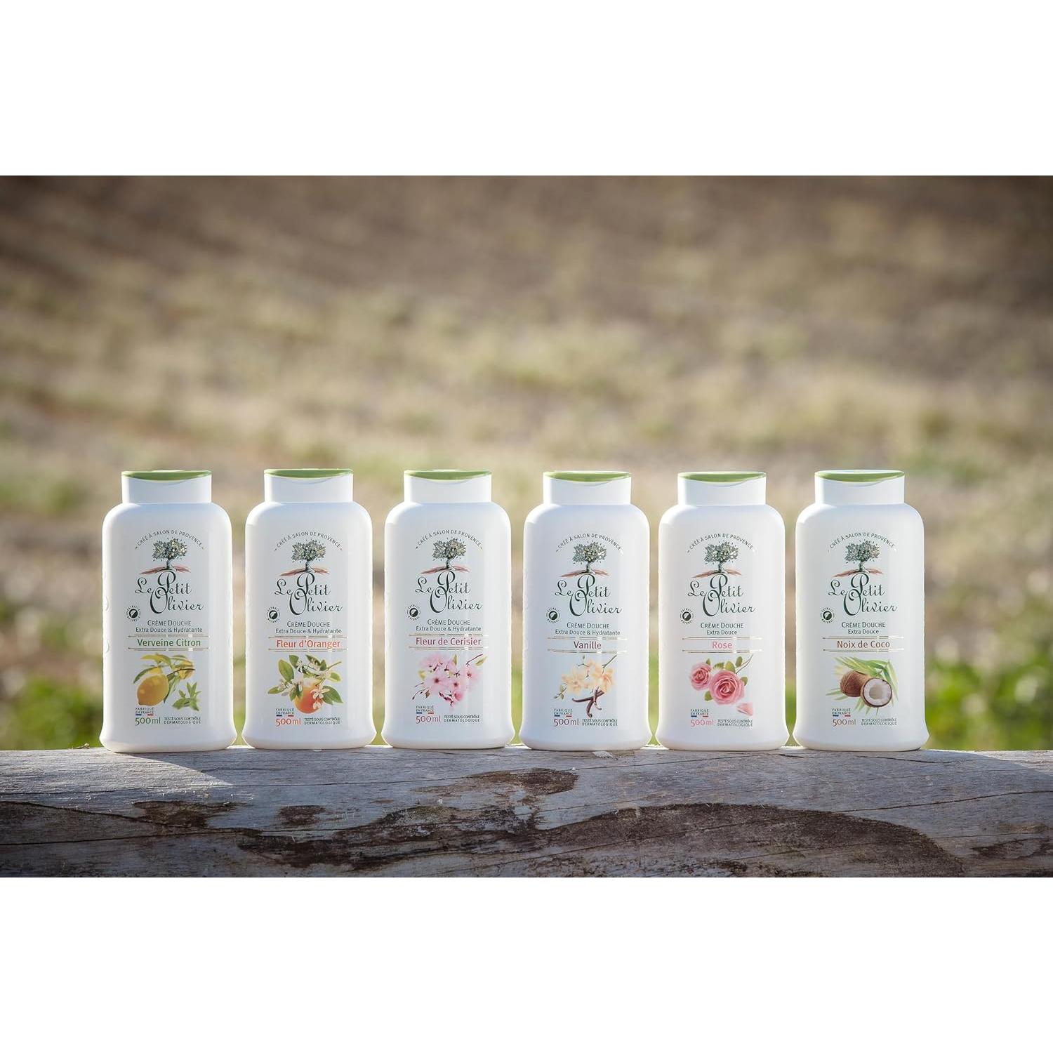 Crema de Ducha Le Petit Olivier 480 ml Limón de Verbena Hidratante