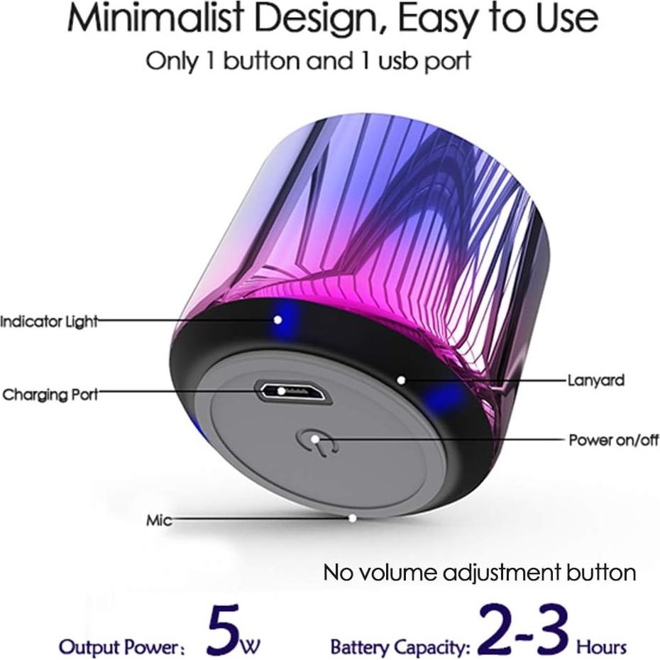 Altavoces Bluetooth Inalámbricos Dosmix M3 Compactos 3W