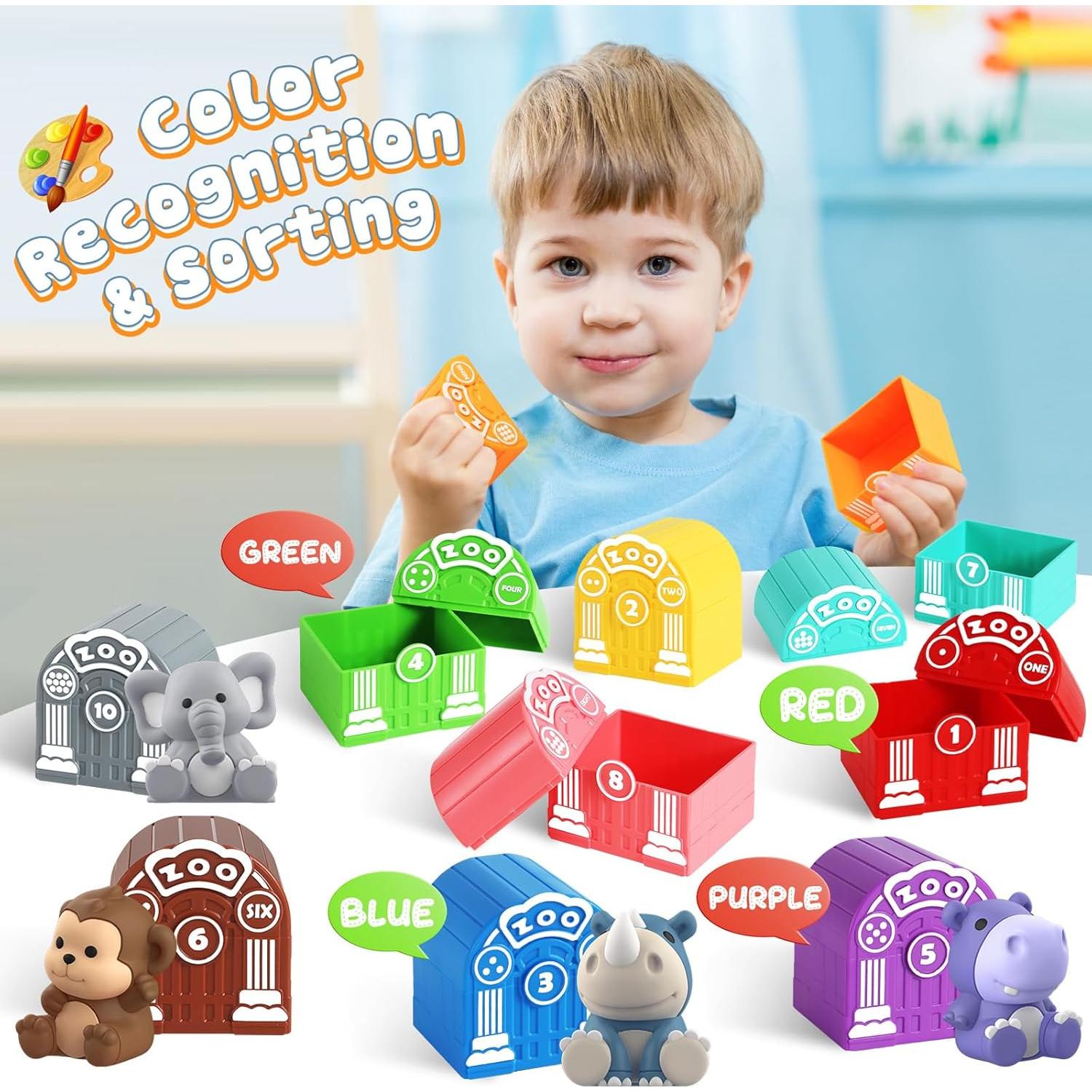 Juguete Educativo AuroTops Animales Safari 20PCS