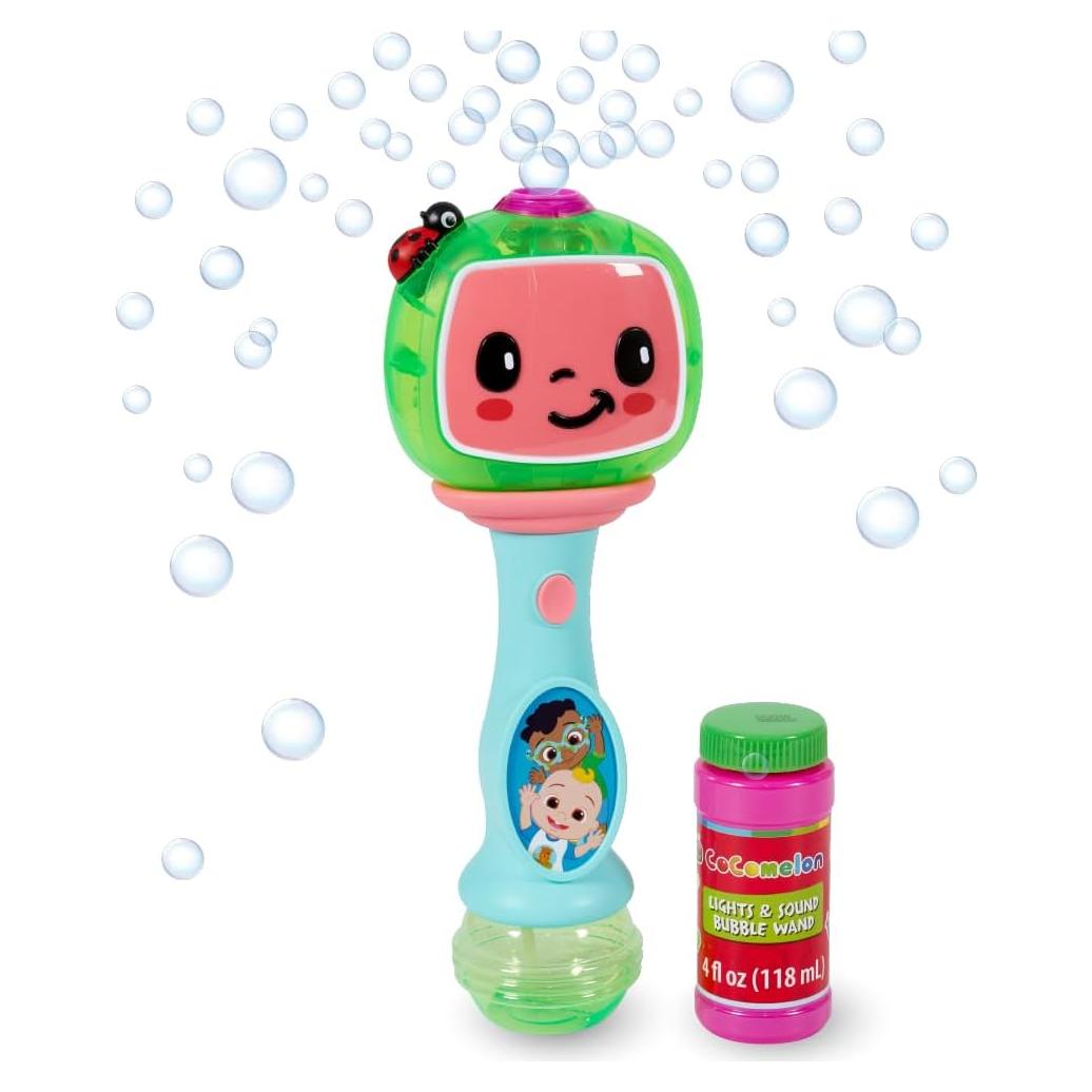 Varita Musical Cocomelon con Burbujas y Luz 118ml