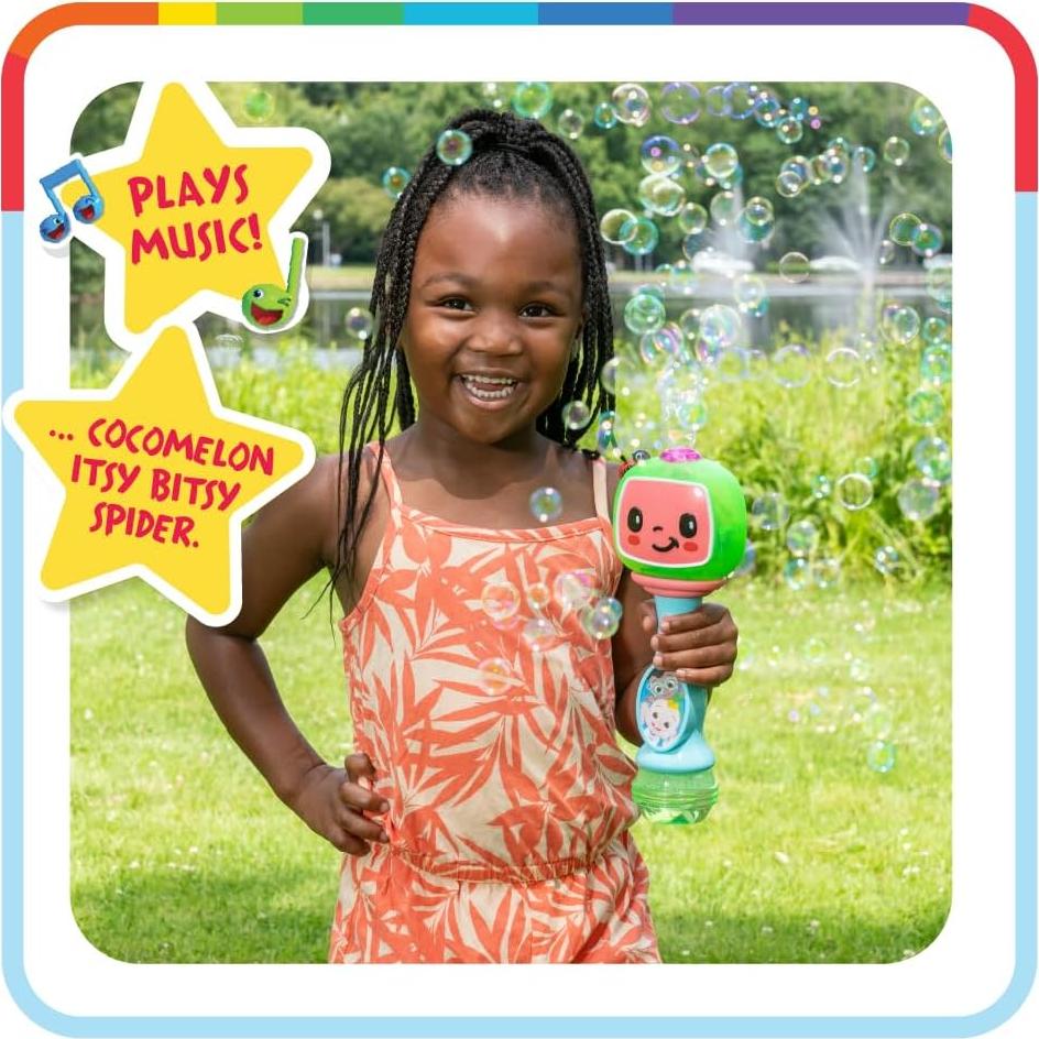 Varita Musical Cocomelon con Burbujas y Luz 118ml
