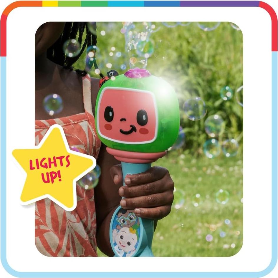 Varita Musical Cocomelon con Burbujas y Luz 118ml