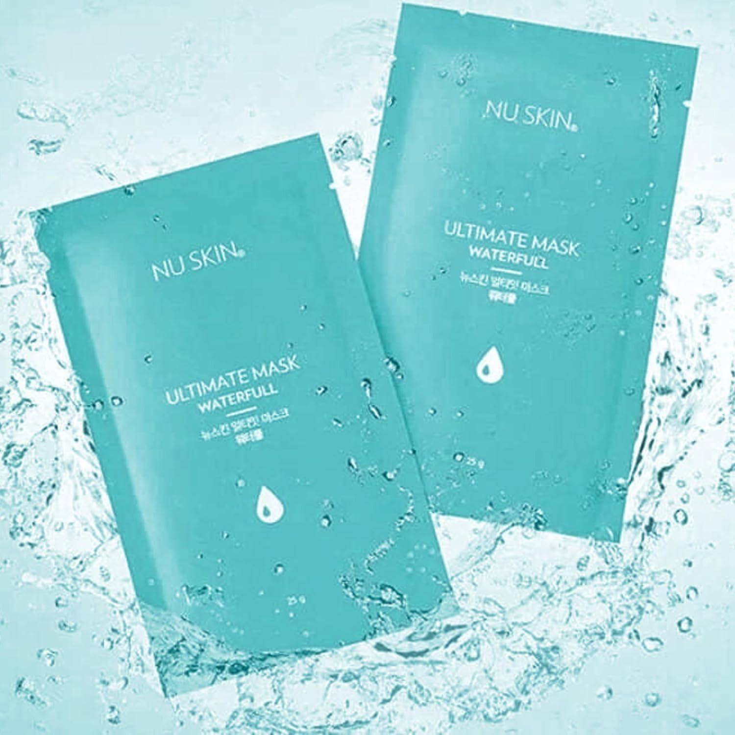 Máscara Facial Hidratante Nu Skin Ultimate Waterfull - 8 Unidades