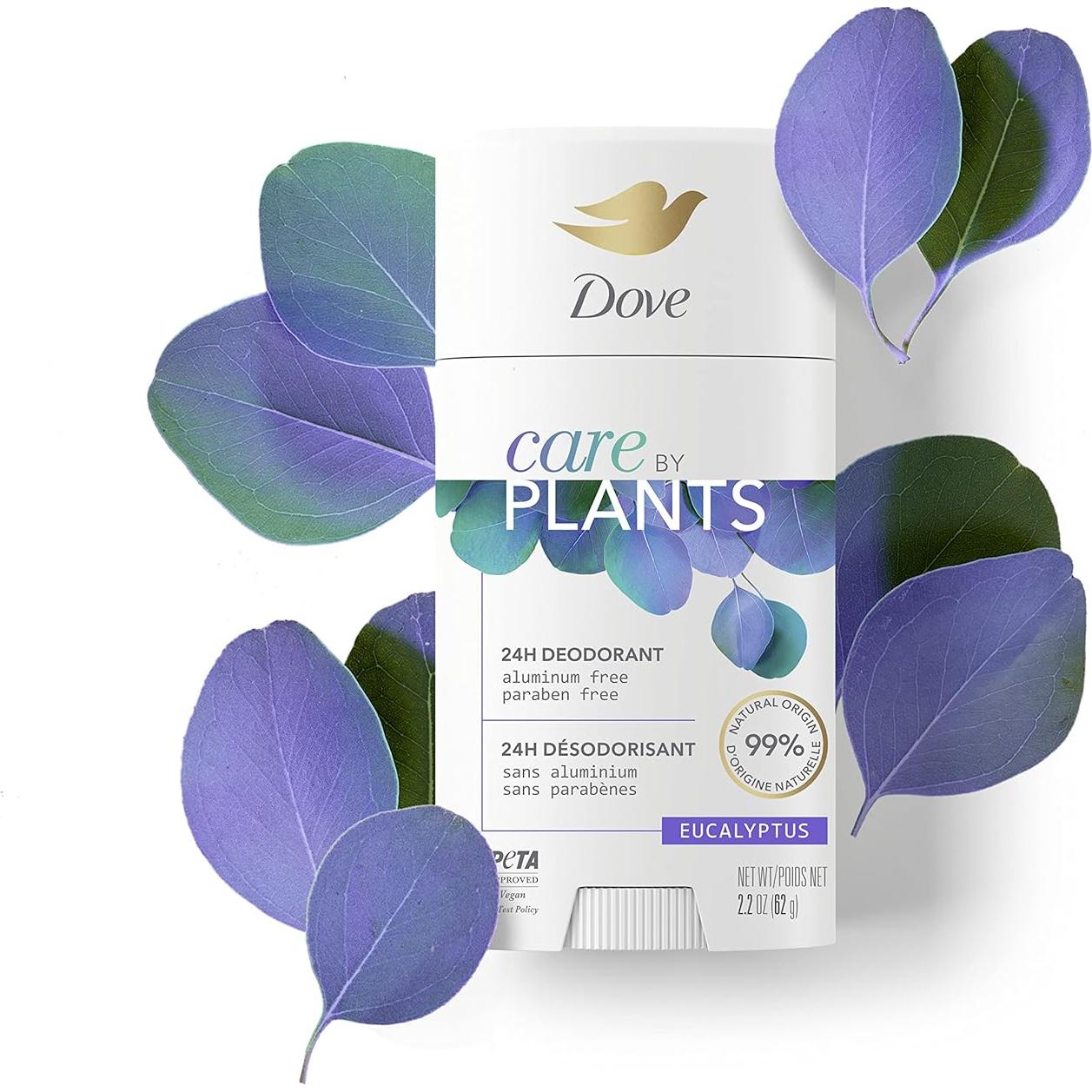 Desodorante en barra Dove Cuidado por Plantas Eucalipto 74g x3