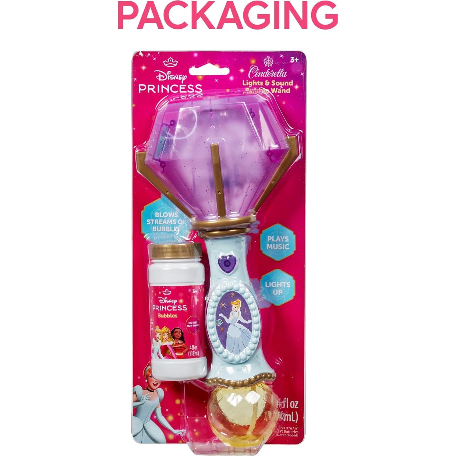 Varita Musical de Burbujas Disney Cenicienta con Luz