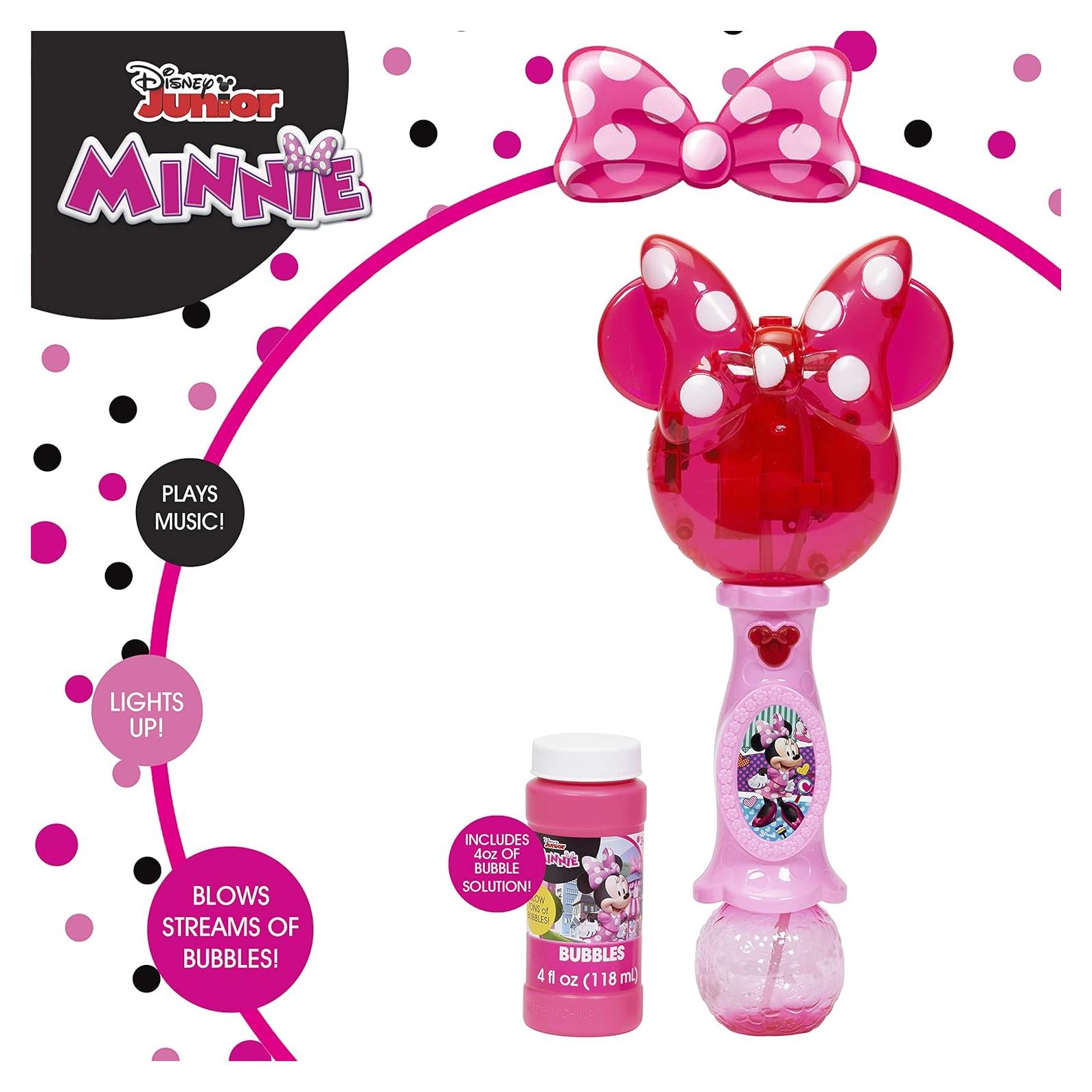 Varita de Burbujas Minnie Mouse con Luz y Sonido 2051