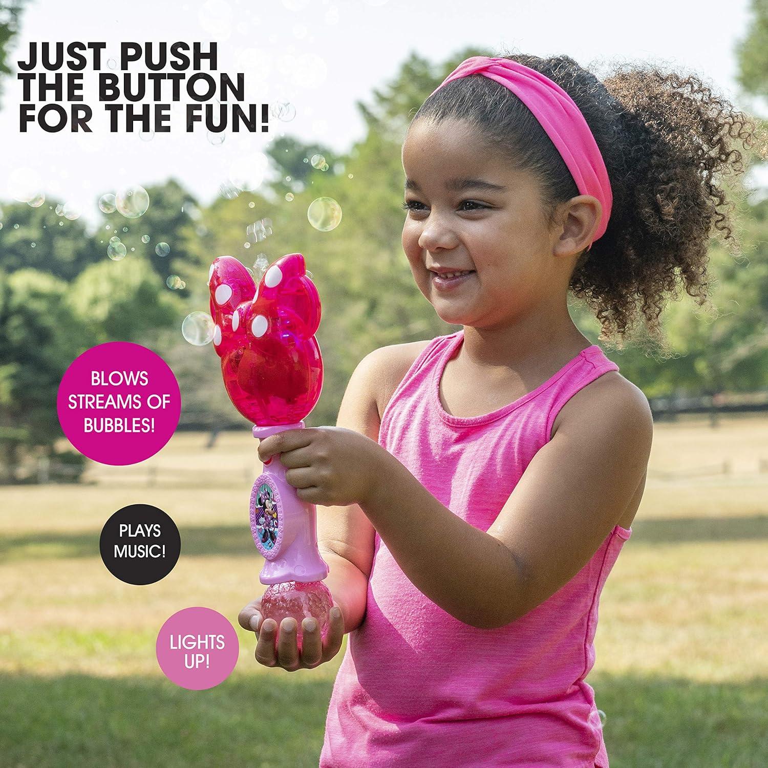 Varita de Burbujas Minnie Mouse con Luz y Sonido 2051