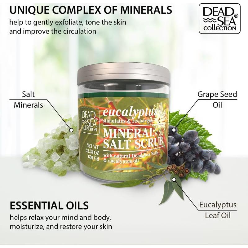 Exfoliante Corporal Eucalipto Colección del Mar Muerto 660g