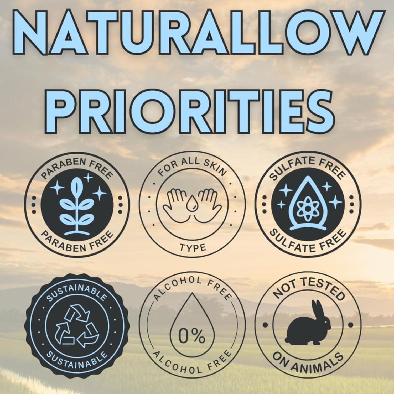 Exfoliante de Azúcar Naturallow 255g - Relajante para Todos los Tipos de Piel