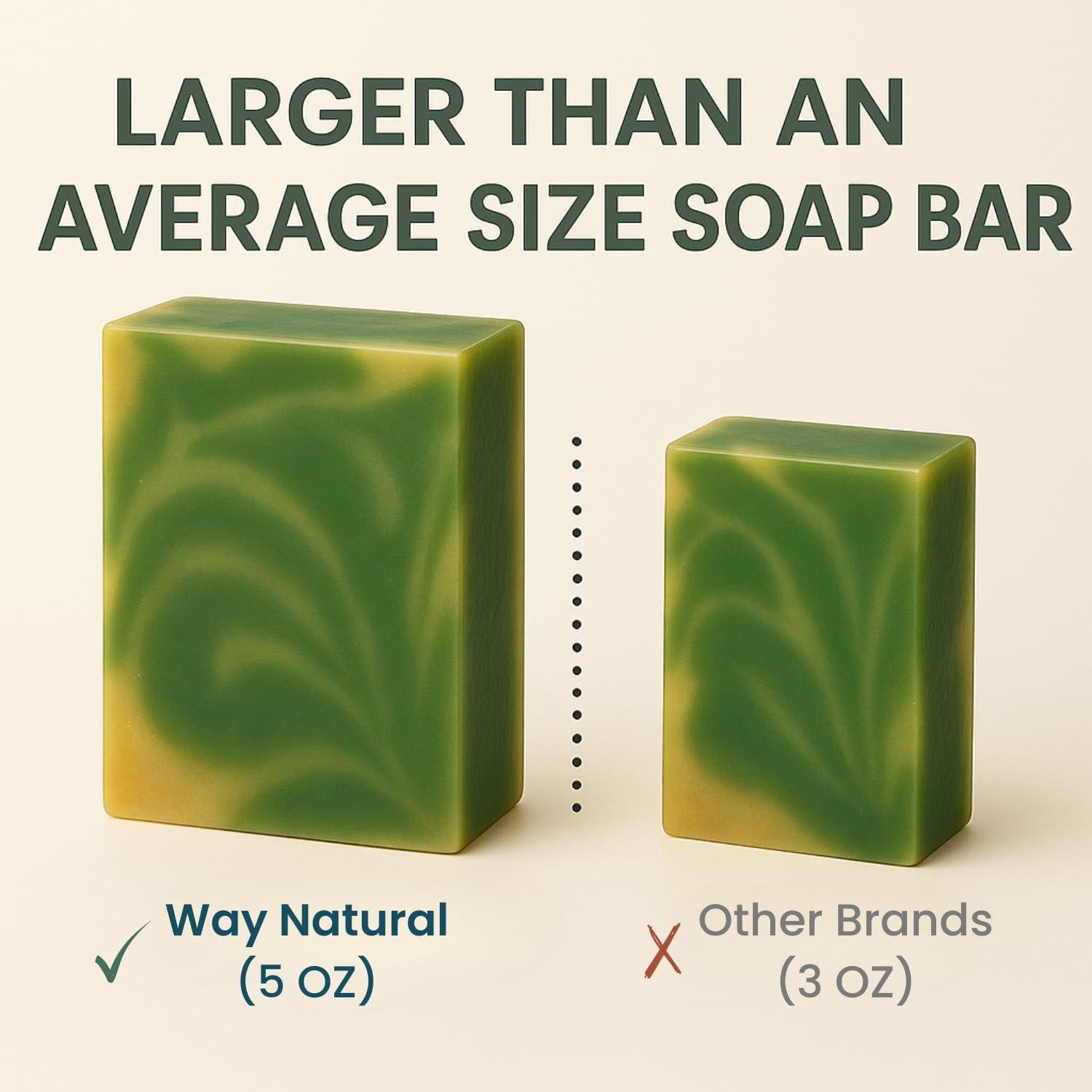 Jabón de Leche de Cabra Eucalipto y Menta 142g - Hecho a Mano