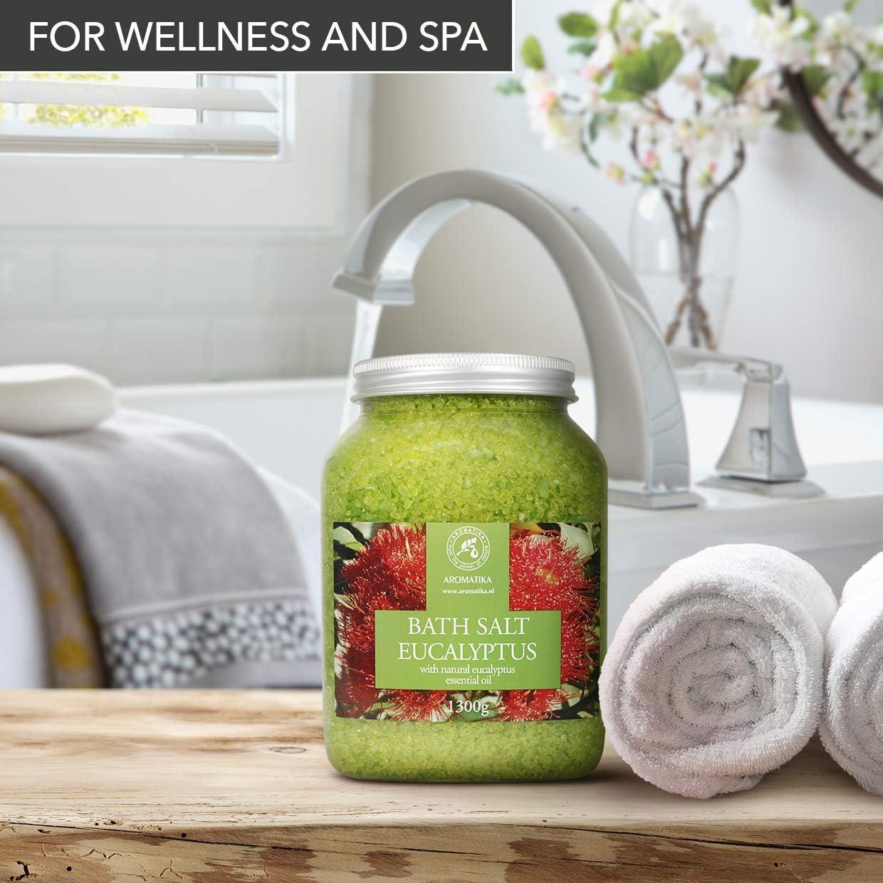 Sal de Baño Eucalipto Aromatika 1305 g - Relajante Natural