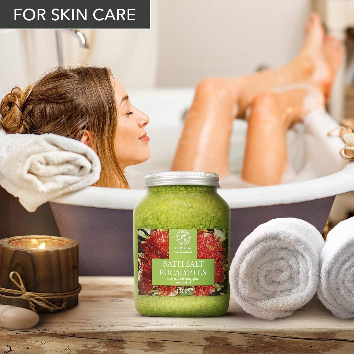 Sal de Baño Eucalipto Aromatika 1305 g - Relajante Natural