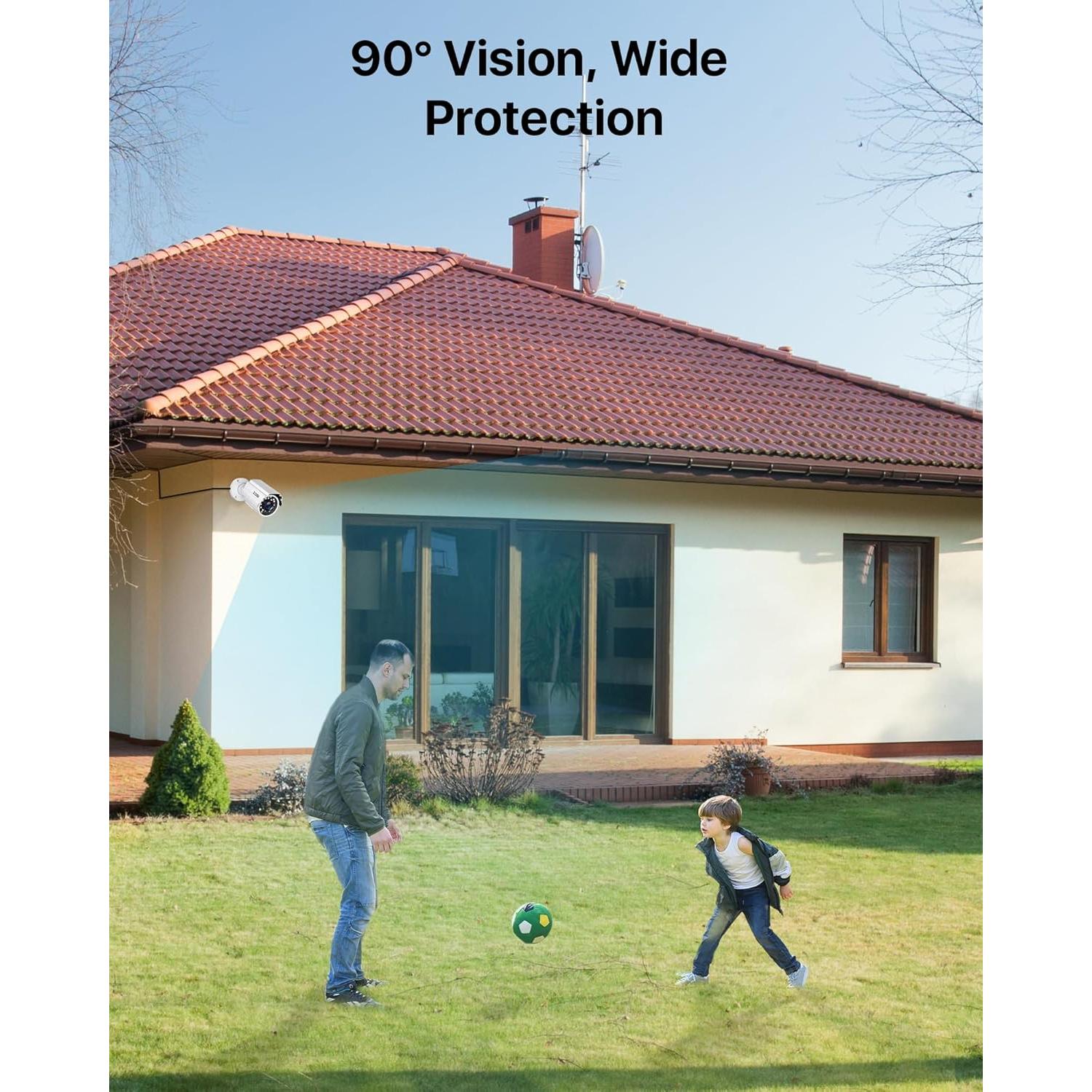 Cámara de Seguridad ZOSI 1080P HD 2.0MP Bullet IP67