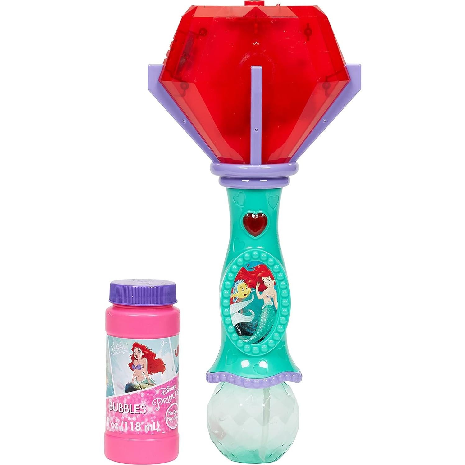 Varita de Burbujas Musical La Sirenita Pequeños Niños